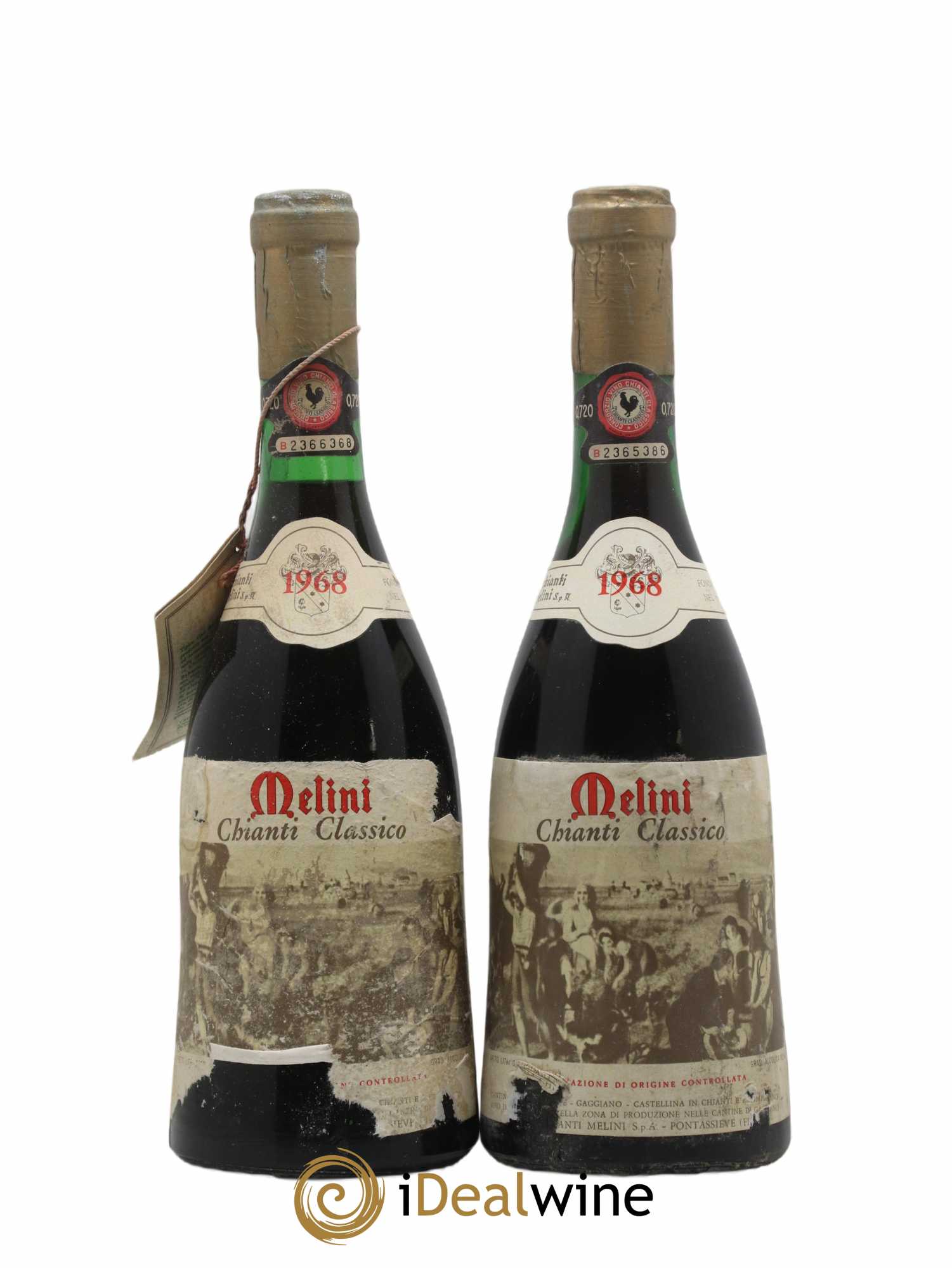 Chianti Classico DOCG 1968 - Posten von 2 Flaschen - 0