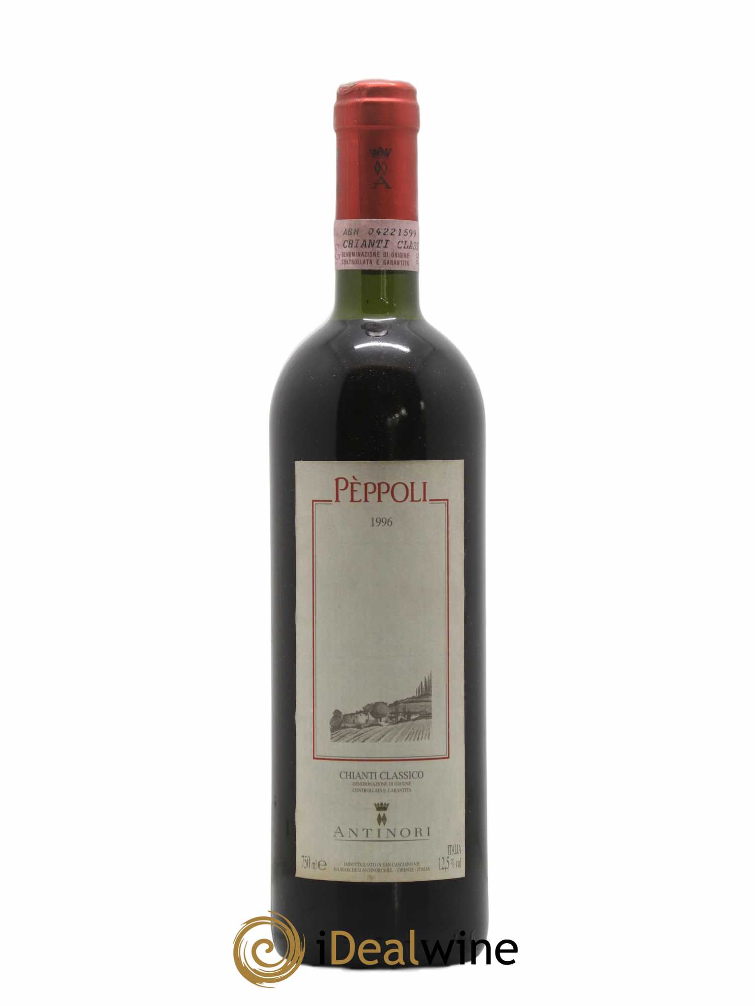 Chianti Classico Piero Antinori DOCG Peppoli Marchesi Antinori 1996 - Lot de 1 bouteille - 0