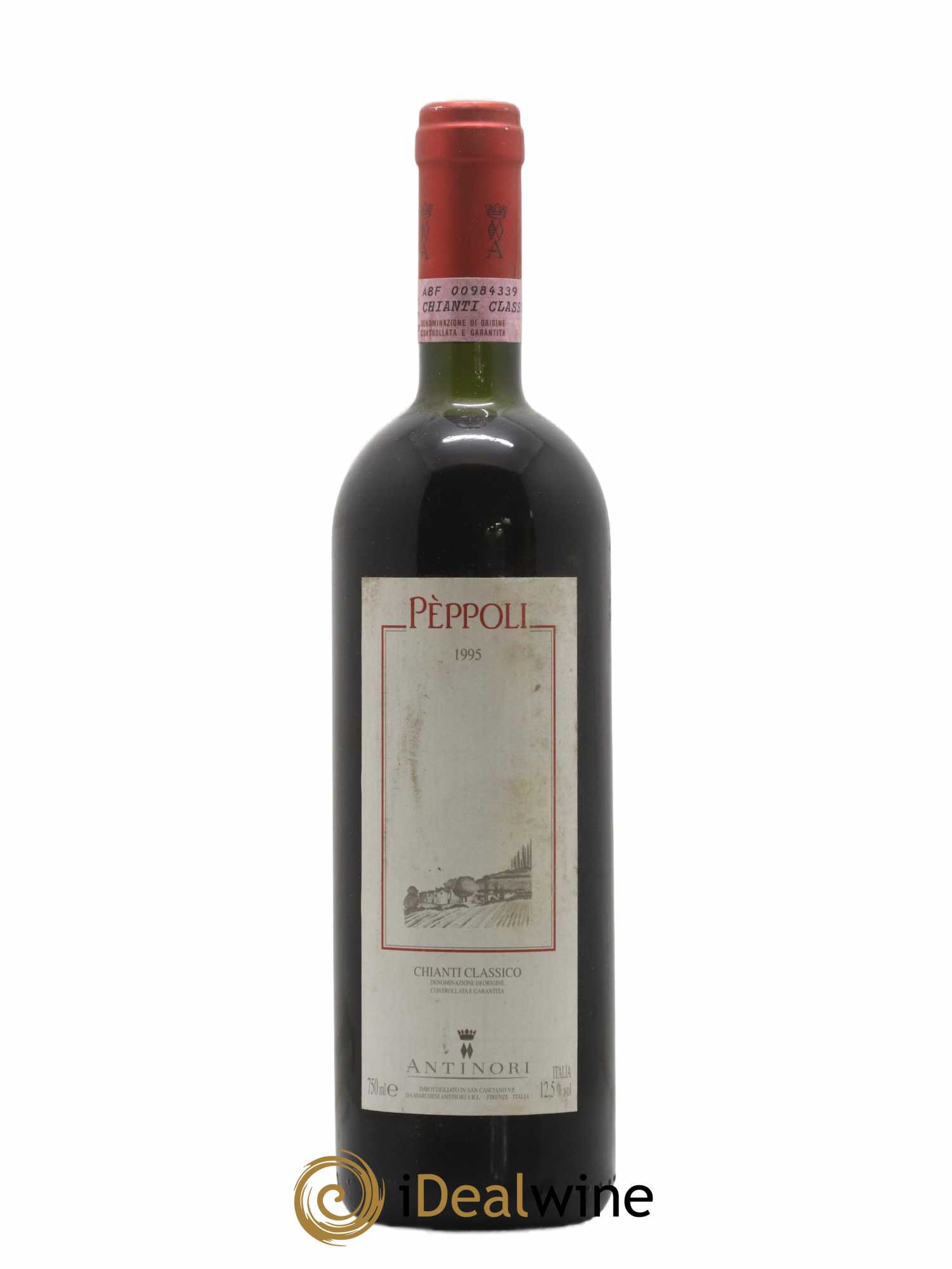 Chianti Classico Piero Antinori DOCG Peppoli Marchesi Antinori 1995 - Lot de 1 bouteille - 0