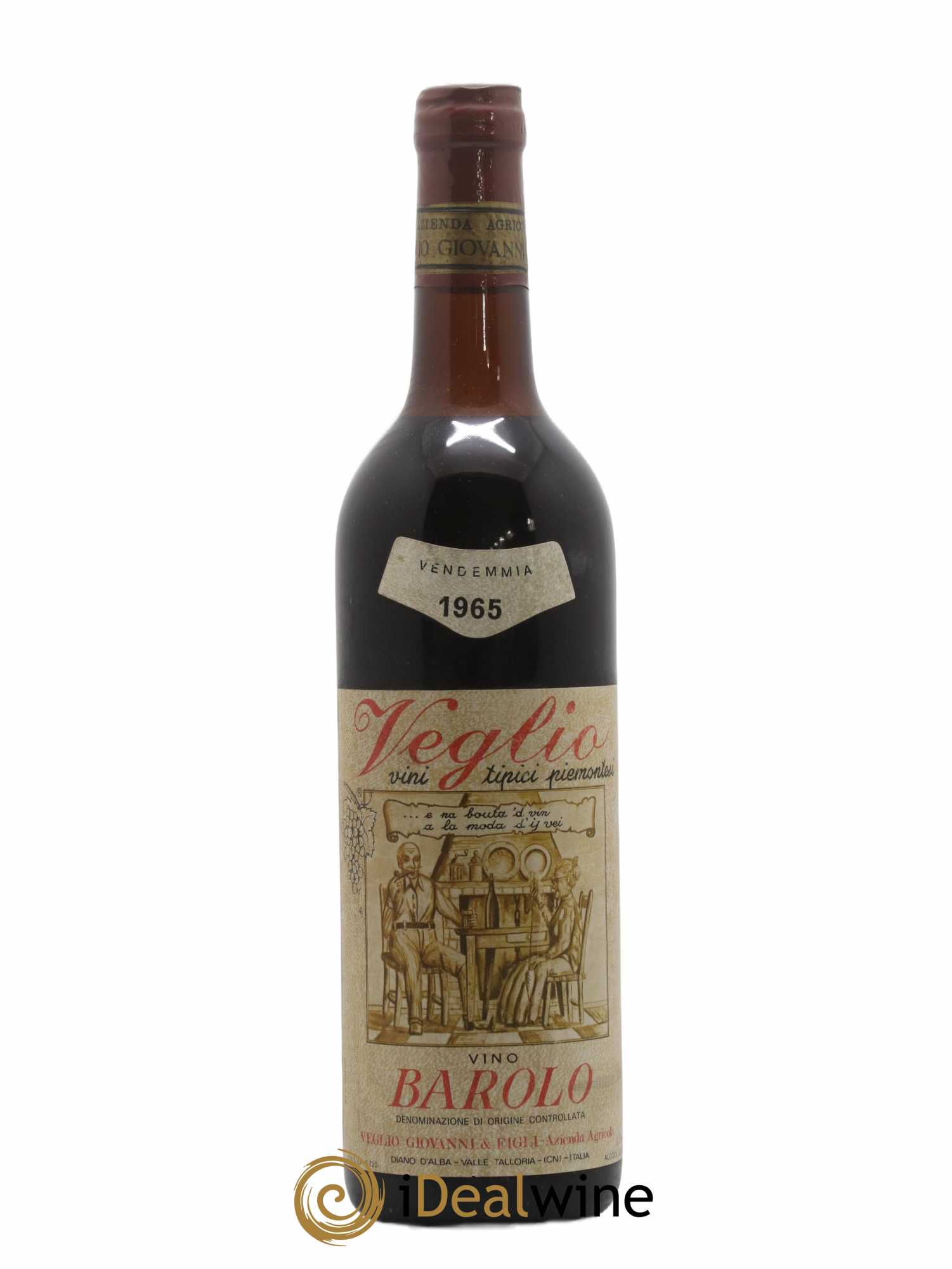 Barolo Veglio 1965 - Lot de 1 bouteille - 0