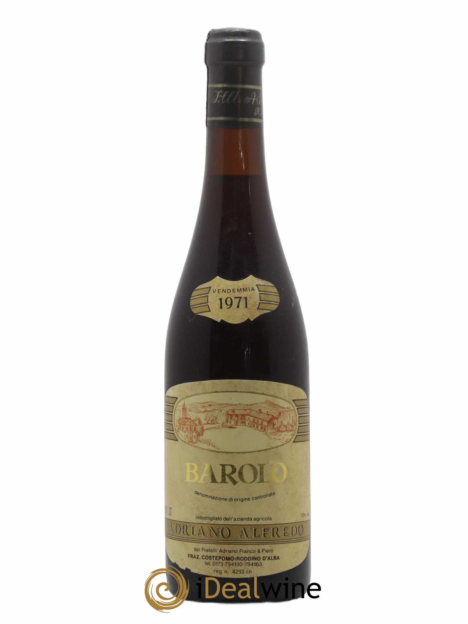 Barolo Adriano Alfredo 1971 - Lot de 1 bouteille - 0