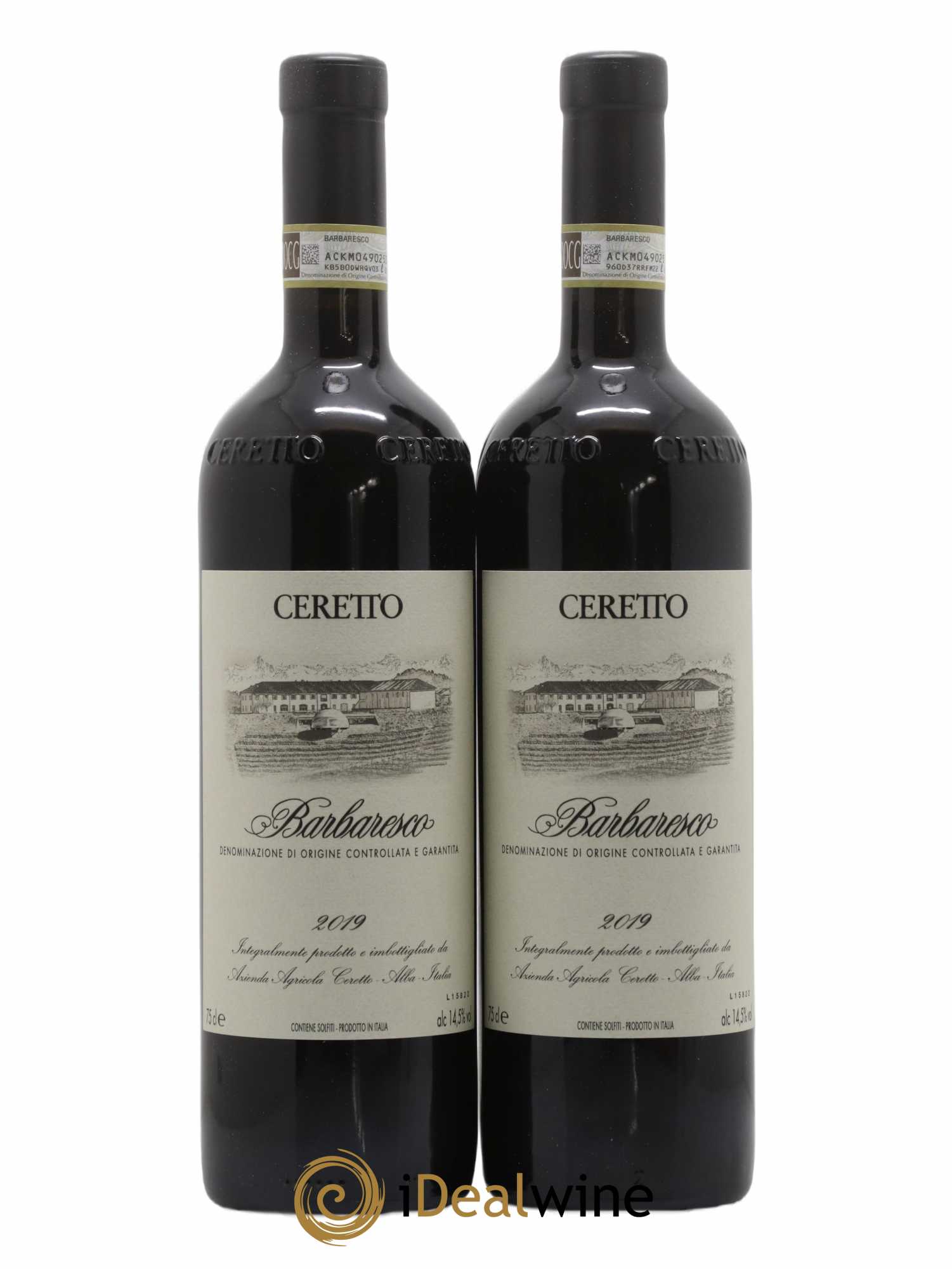 Barbaresco DOCG Ceretto 2019 - Lot de 2 bouteilles - 0