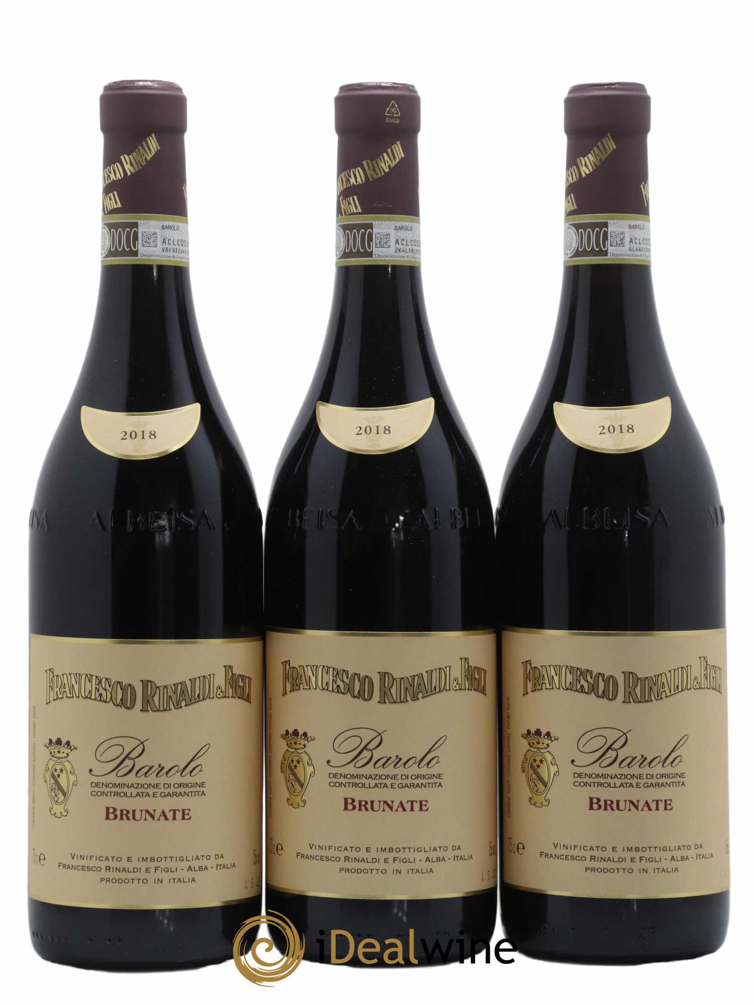 Barolo Brunate Francesco Rinaldi 2018 - Posten von 3 Flaschen - 0