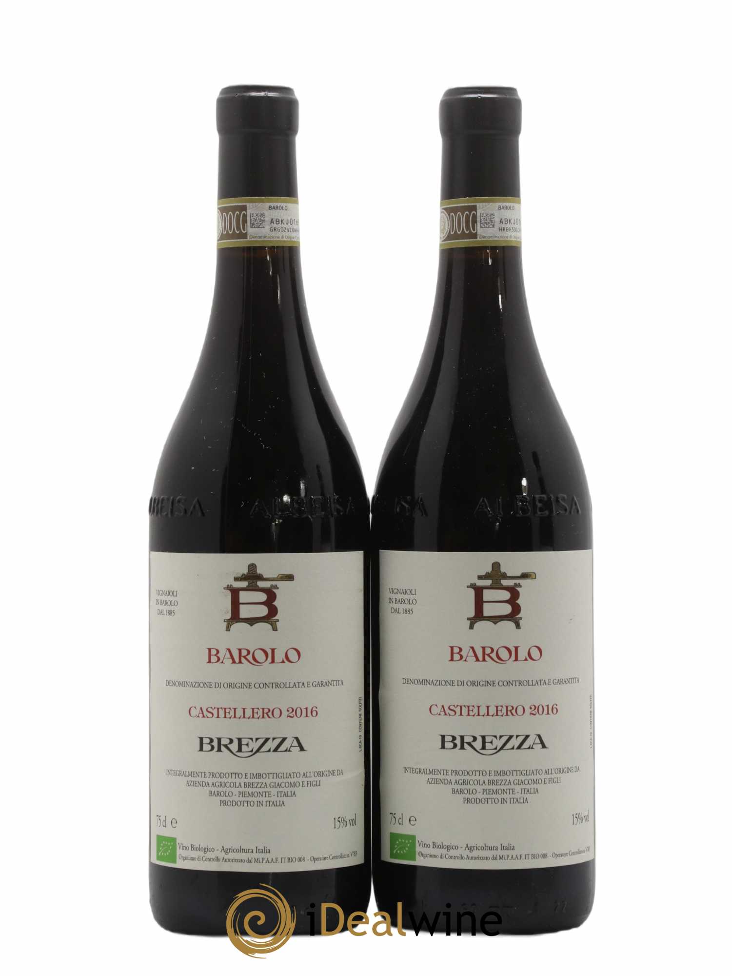 Barolo Castellero Brezza 2016 - Lot de 2 bouteilles - 0