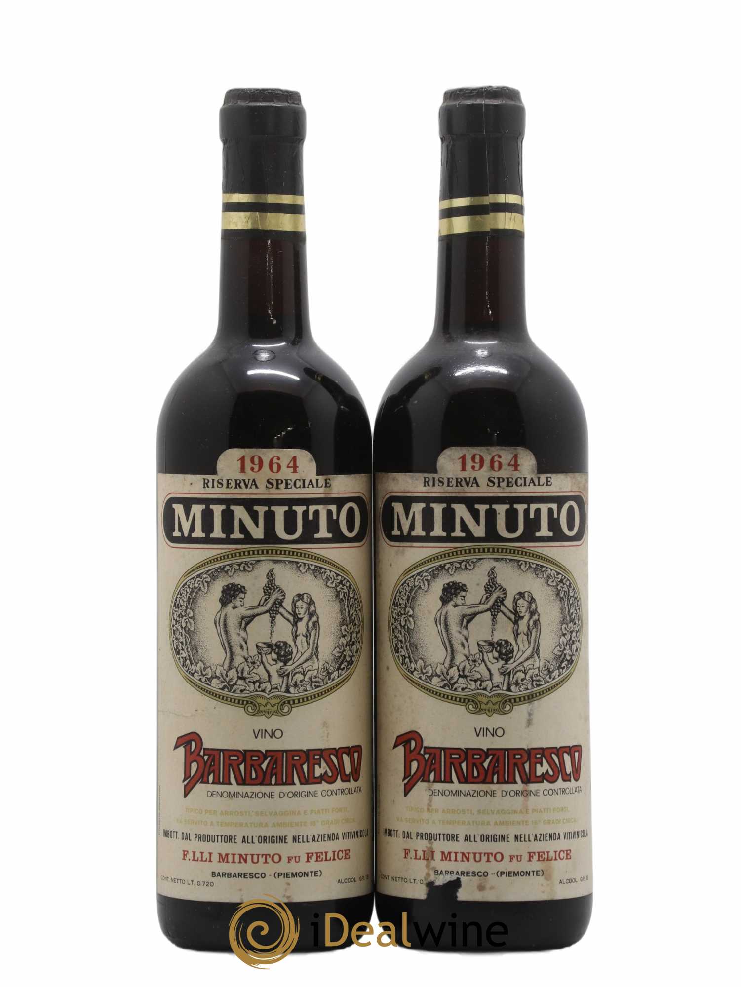 Barbaresco DOCG Riserva Speciale Fratelli Minuto 1964 - Lot de 2 bouteilles - 0