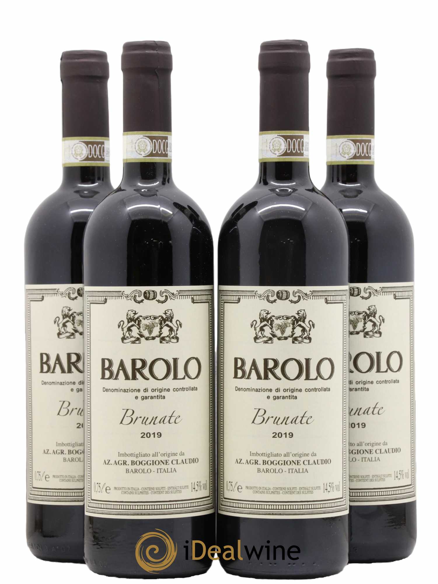 Barolo Brunate Boggione 2019 - Lot de 4 bouteilles - 0