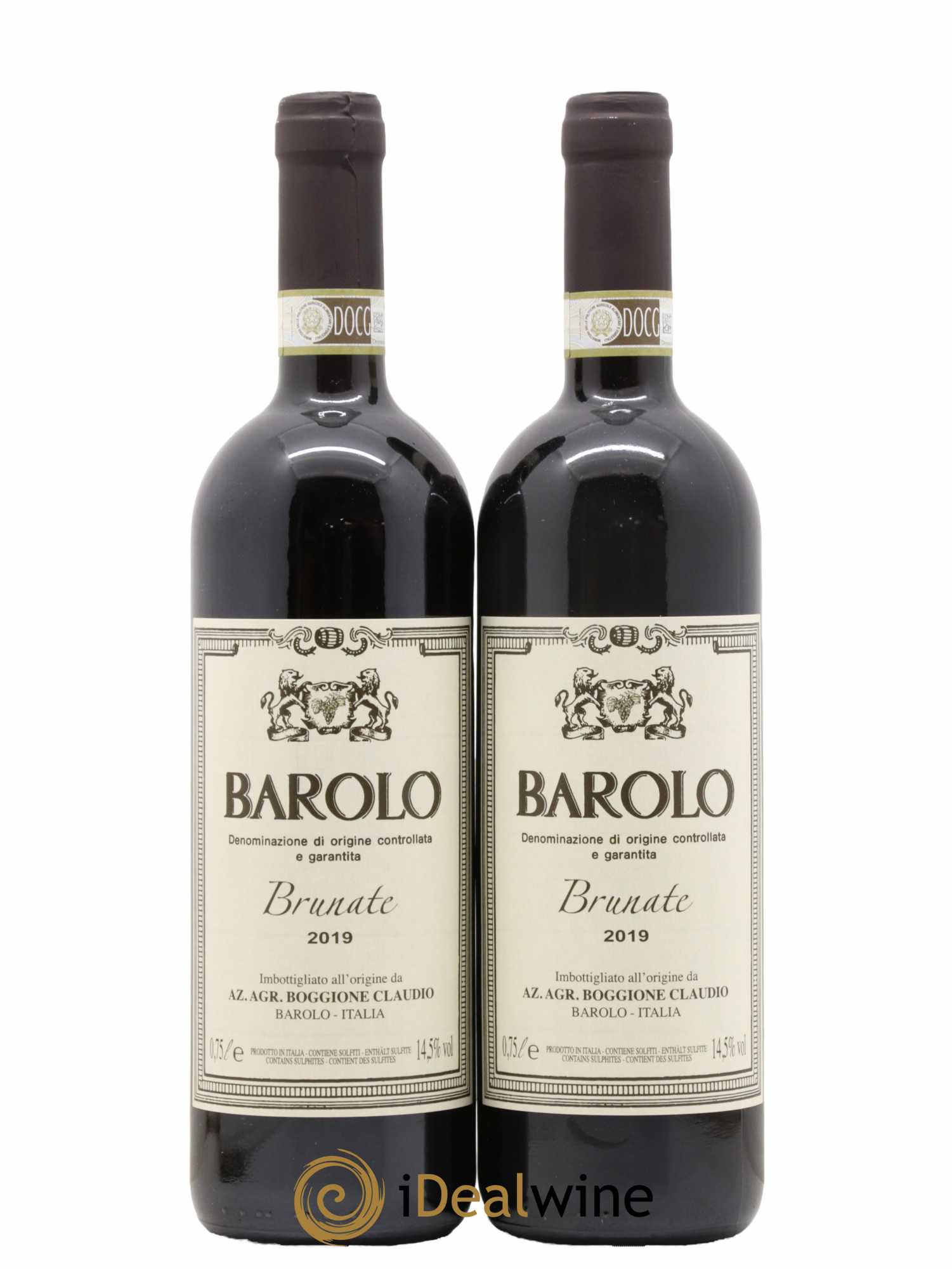 Barolo Brunate Boggione 2019 - Lot de 2 bouteilles - 0