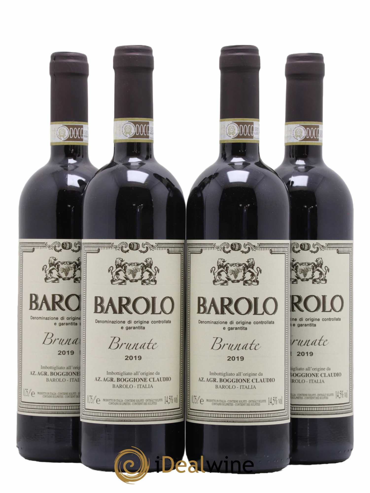 Barolo Brunate Boggione 2019 - Lot de 4 bouteilles - 0