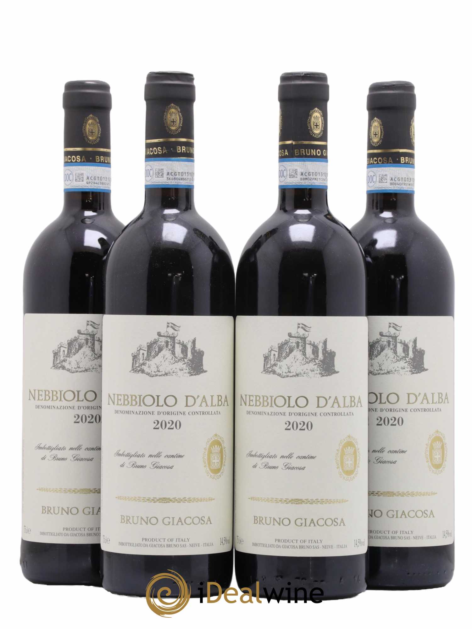 Nebbiolo d'Alba Falletto - Bruno Giacosa 2020 - Lot de 4 bouteilles - 0