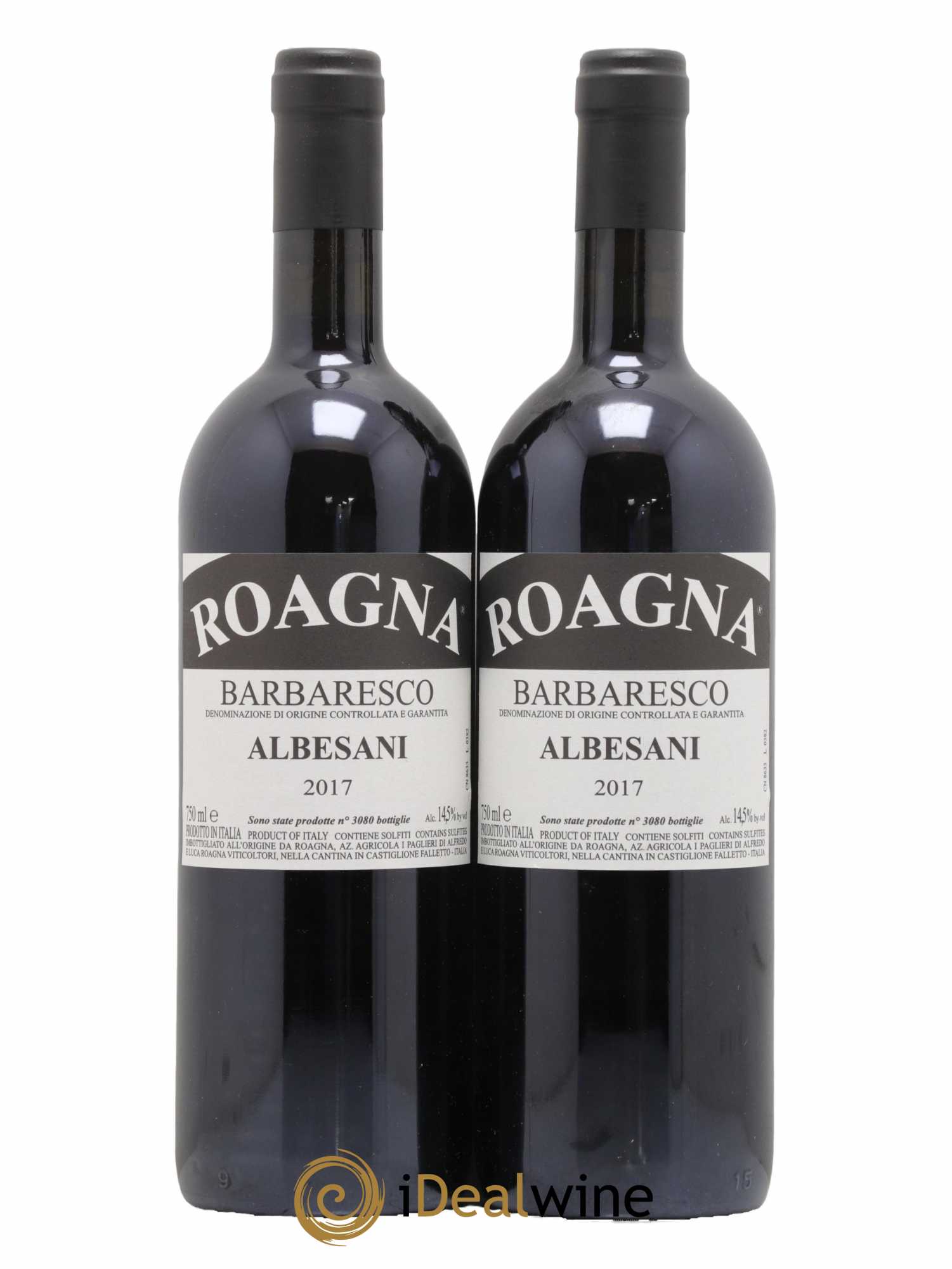 Barbaresco DOCG Albesani Roagna 2017 - Lot de 2 bouteilles - 0