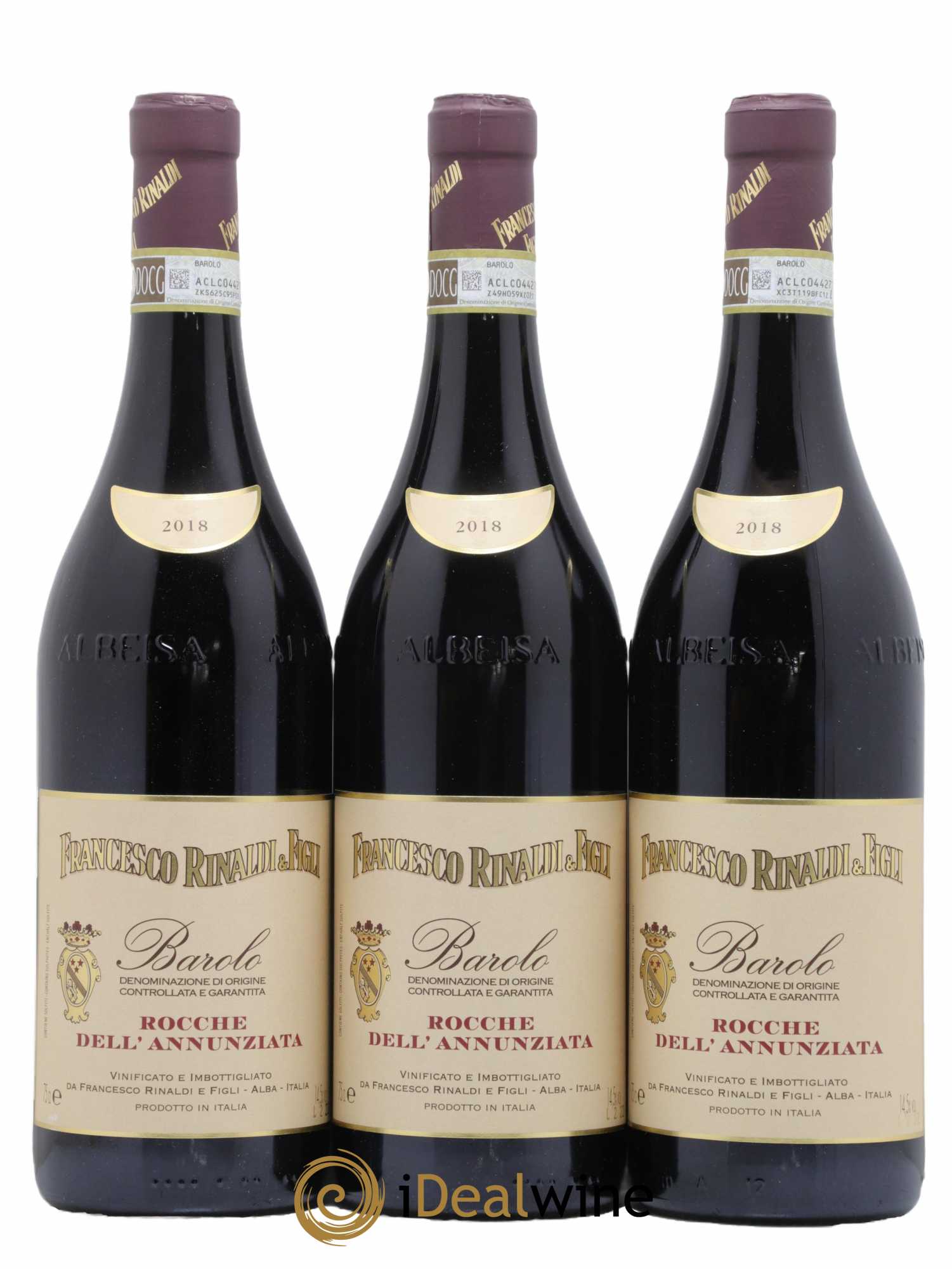 Barolo Rocche dell Annunziata Francesco Rinaldi 2018 - Posten von 3 Flaschen - 0