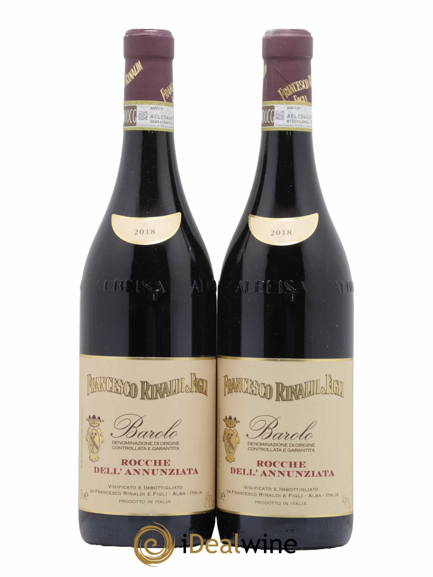 Barolo Rocche dell Annunziata Francesco Rinaldi 2018 - Posten von 2 Flaschen - 0