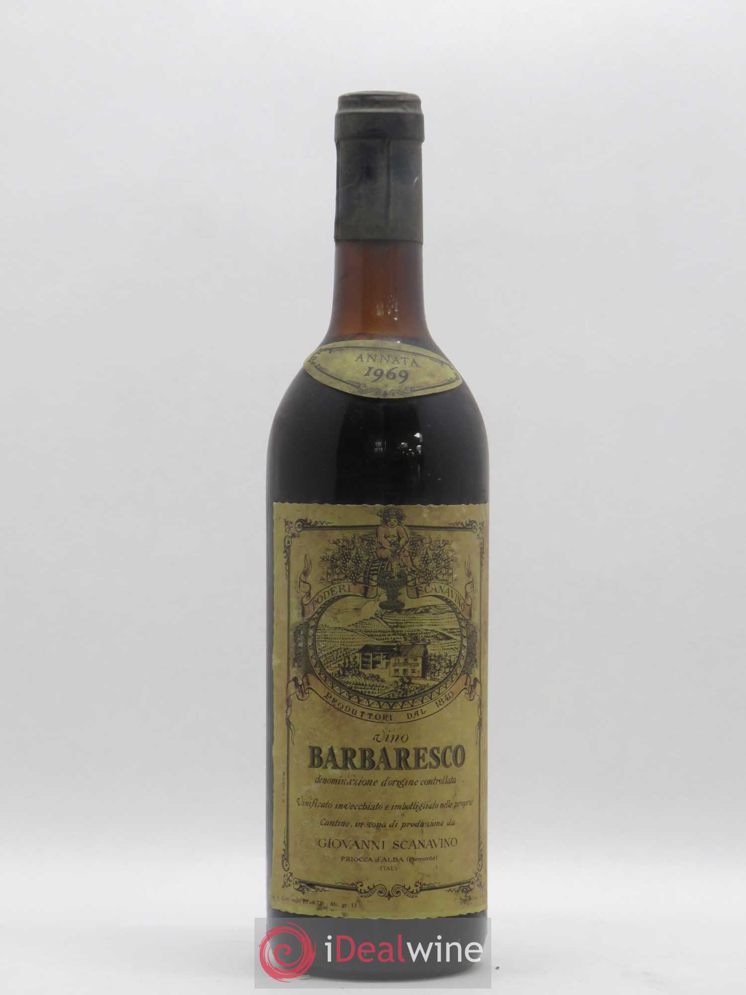 Barbaresco DOCG Giovanni Scanavino 1969 - Posten von 1 Flasche - 0
