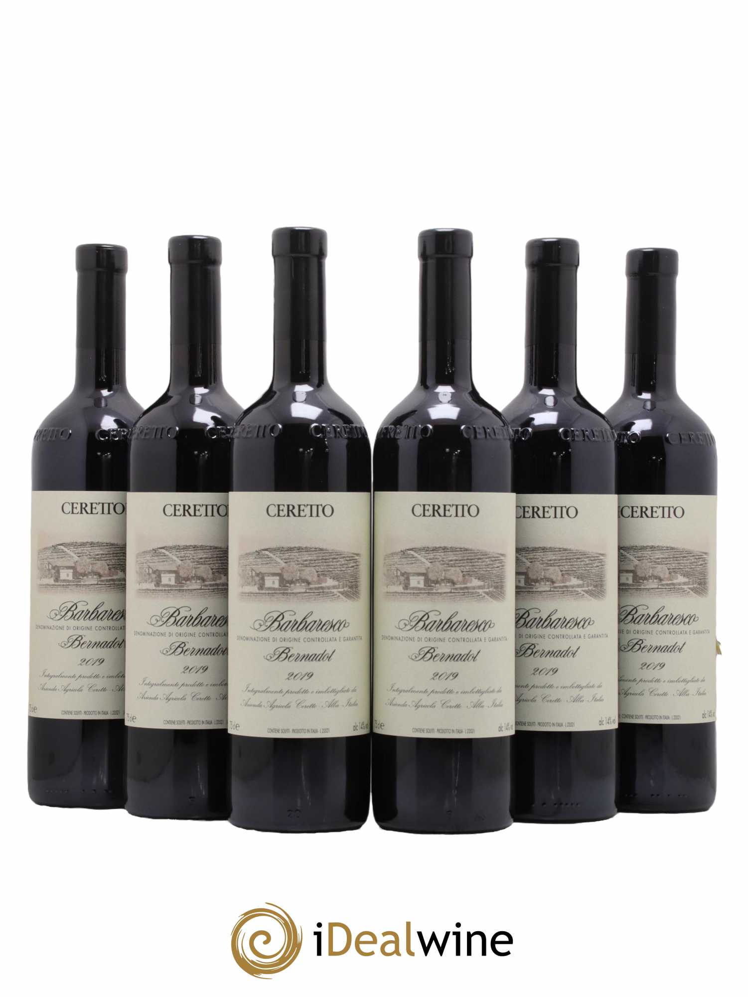 Barbaresco DOCG Bernardot Ceretto 2019 - Lot de 6 bouteilles - 0