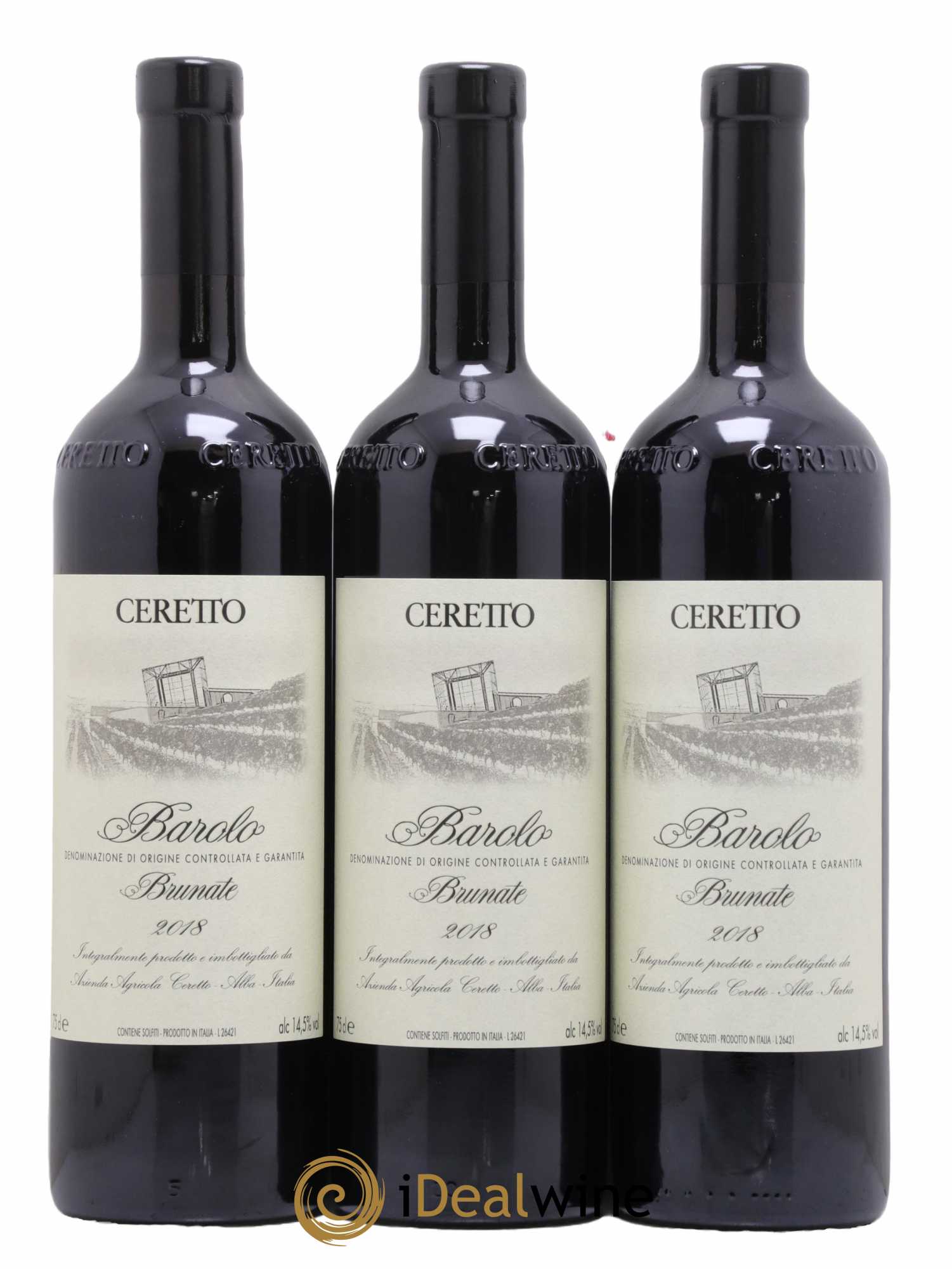 Barolo DOCG Brunate Bricco Rocche Ceretto 2018 - Posten von 6 Flaschen - 1