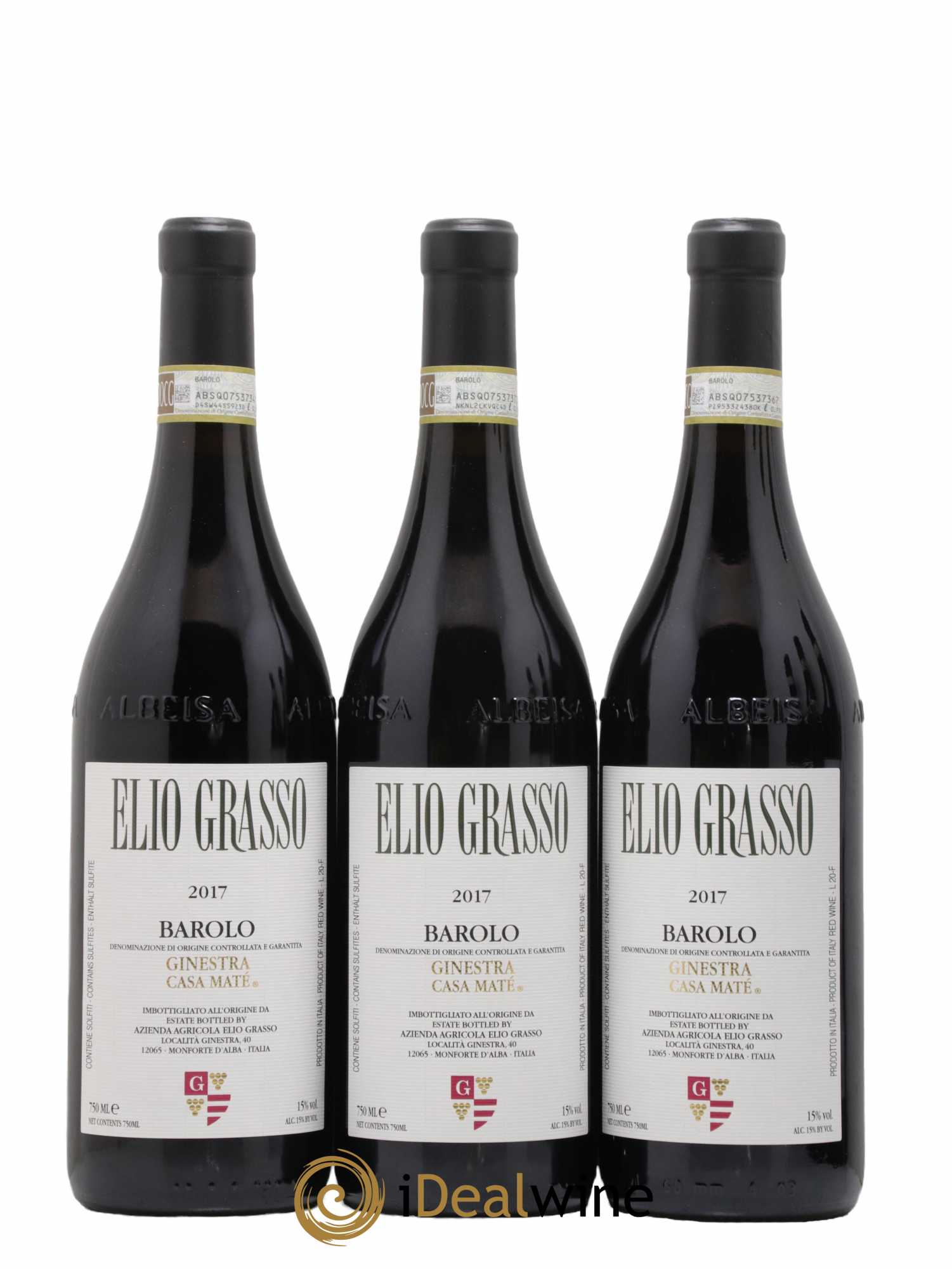 Barolo DOCG Ginestra Casa Maté Elio Grasso 2017 - Lot de 6 bouteilles - 2