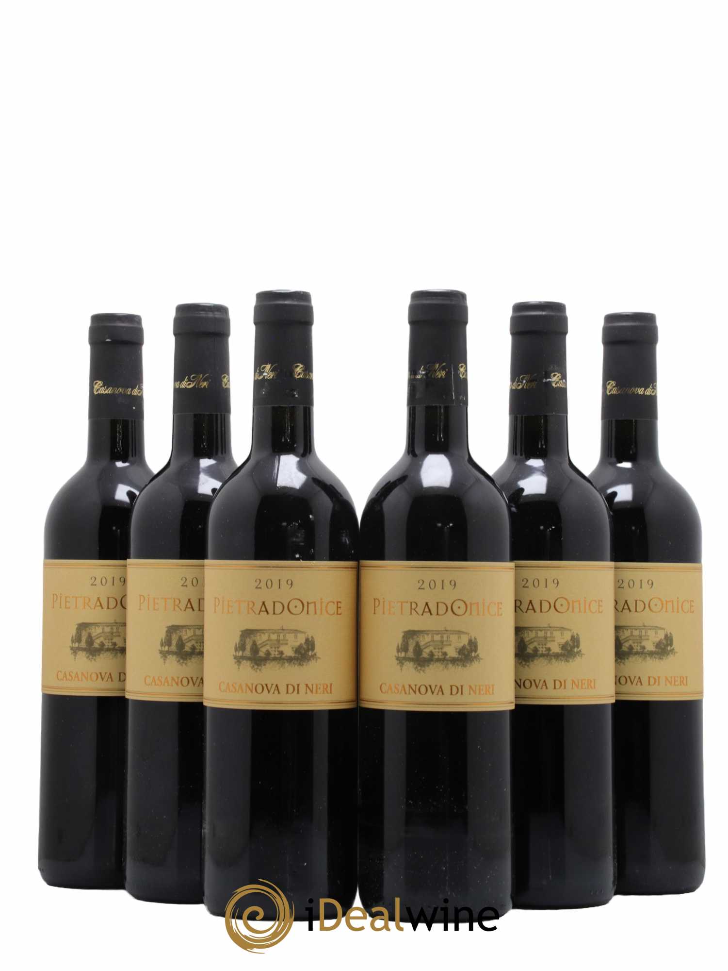 Toscana IGT Pietradonice Casanova di Neri 2019 - Lot de 6 bouteilles - 0