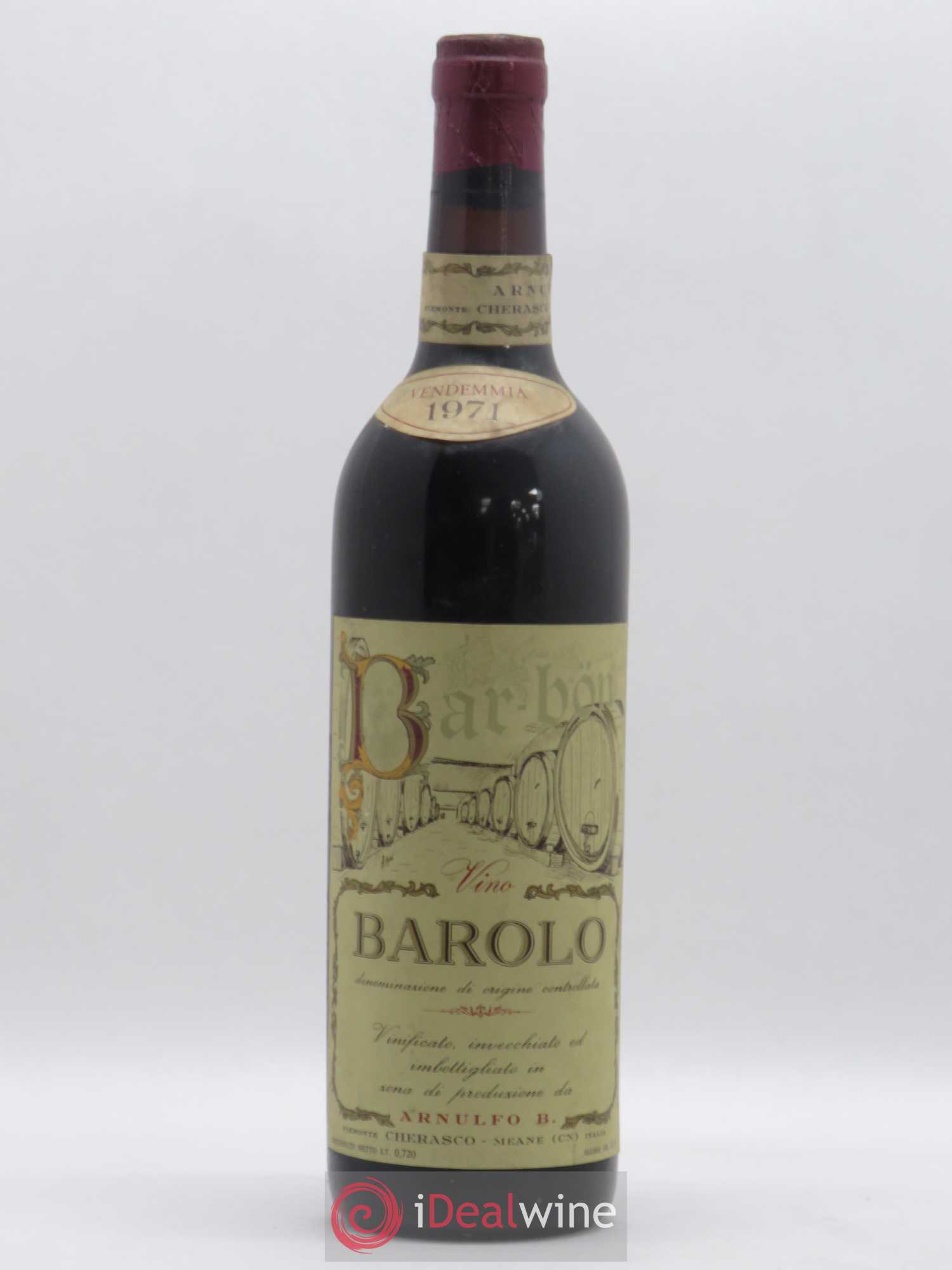 Barolo Arnulfo Bar-Bon (sans prix de réserve) 1971 - Posten von 1 Flasche - 0