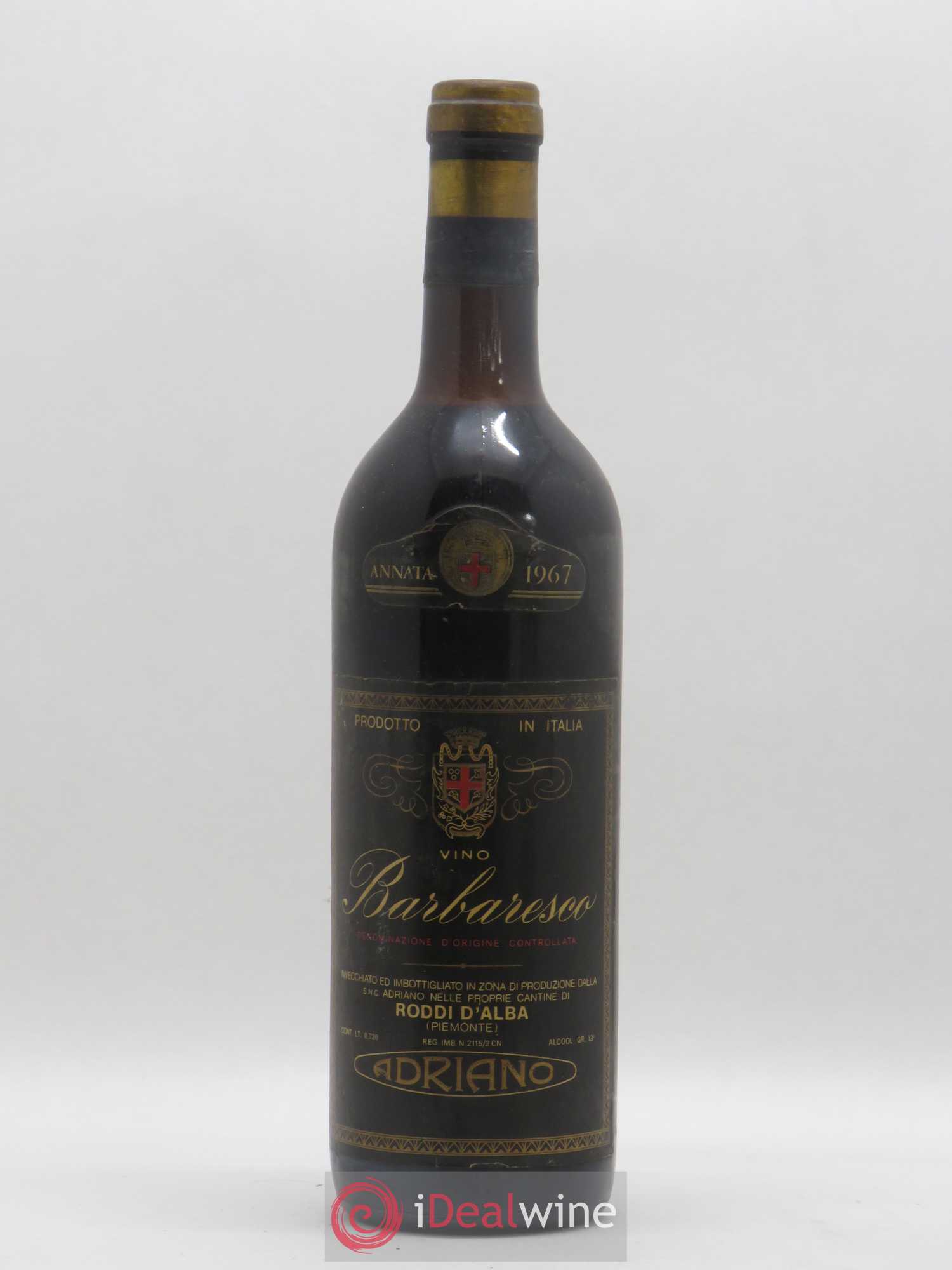 Barbaresco DOCG Adriano Rodi d'Alba 1967 - Lot of 1 bottle - 0