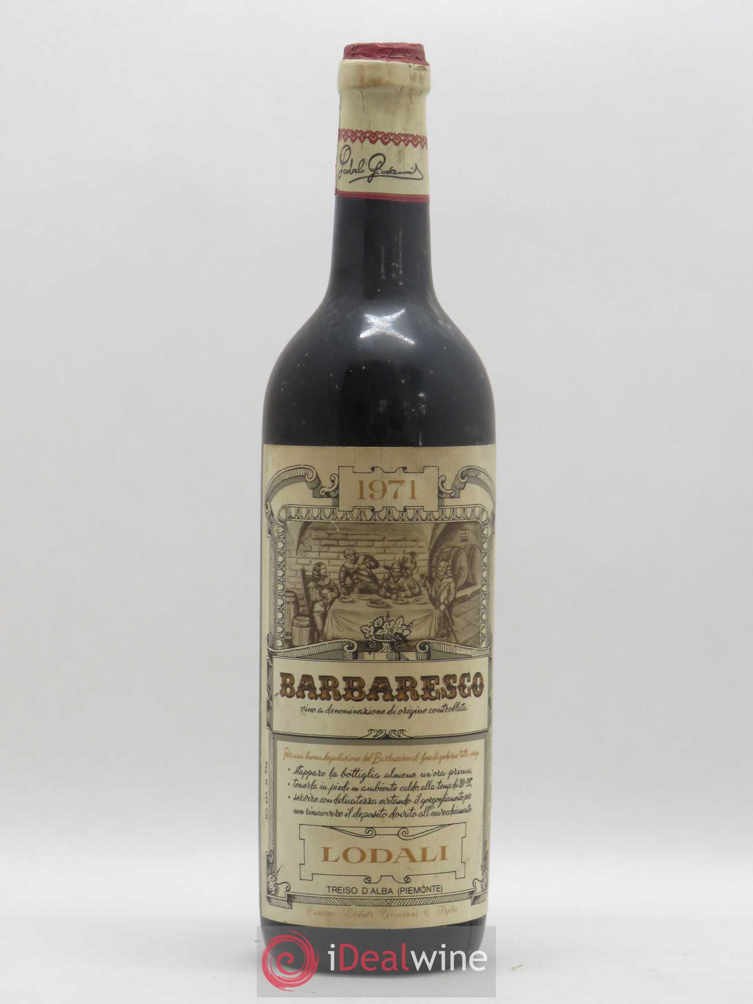 Barbaresco DOCG Lodali (sans prix de réserve) 1971 - Posten von 1 Flasche - 0