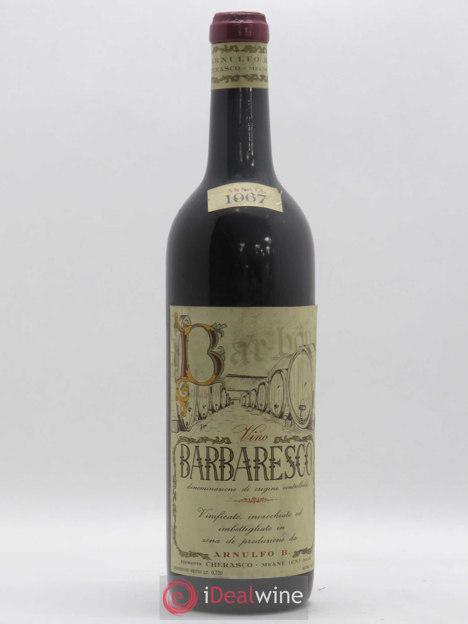 Barbaresco DOCG Arnulfo Bar-Bou 1967 - Posten von 1 Flasche - 0