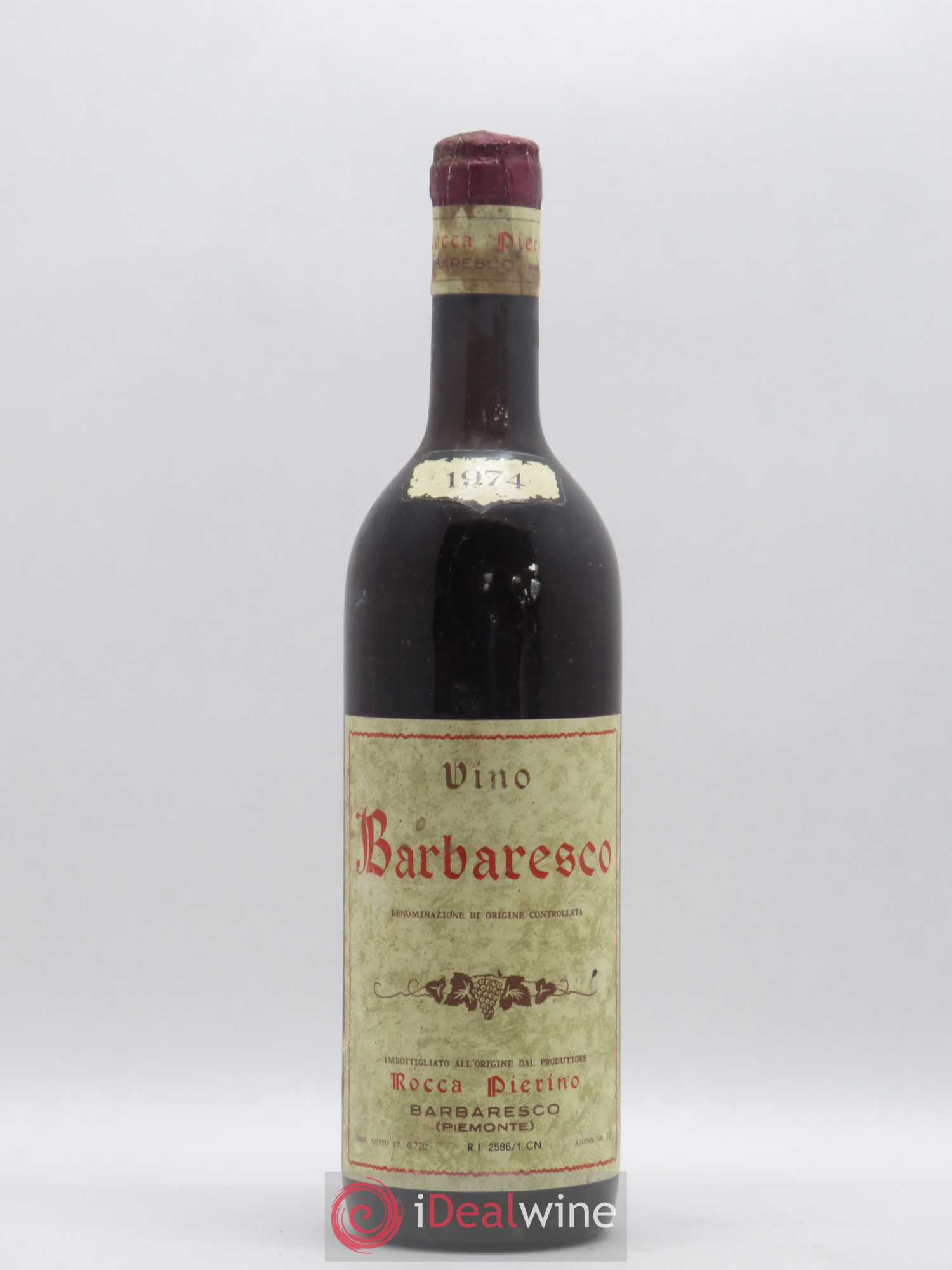 Barbaresco DOCG Pierino 1974 - Lot de 1 bouteille - 0