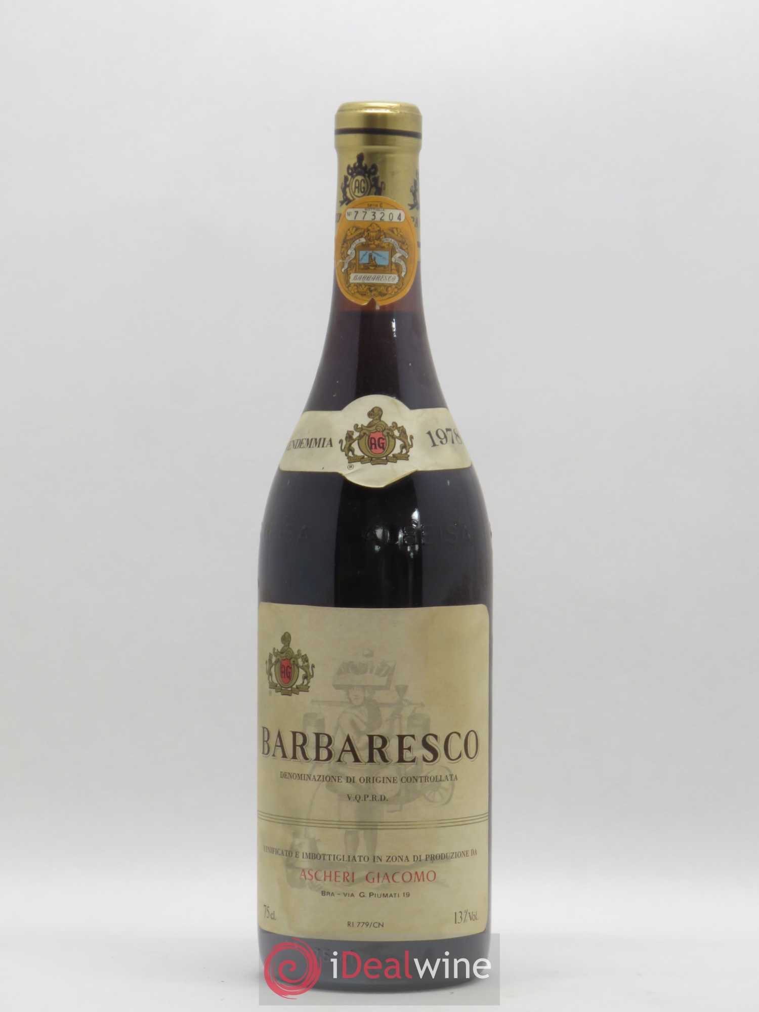 Barbaresco DOCG 1978 - Posten von 1 Flasche - 0