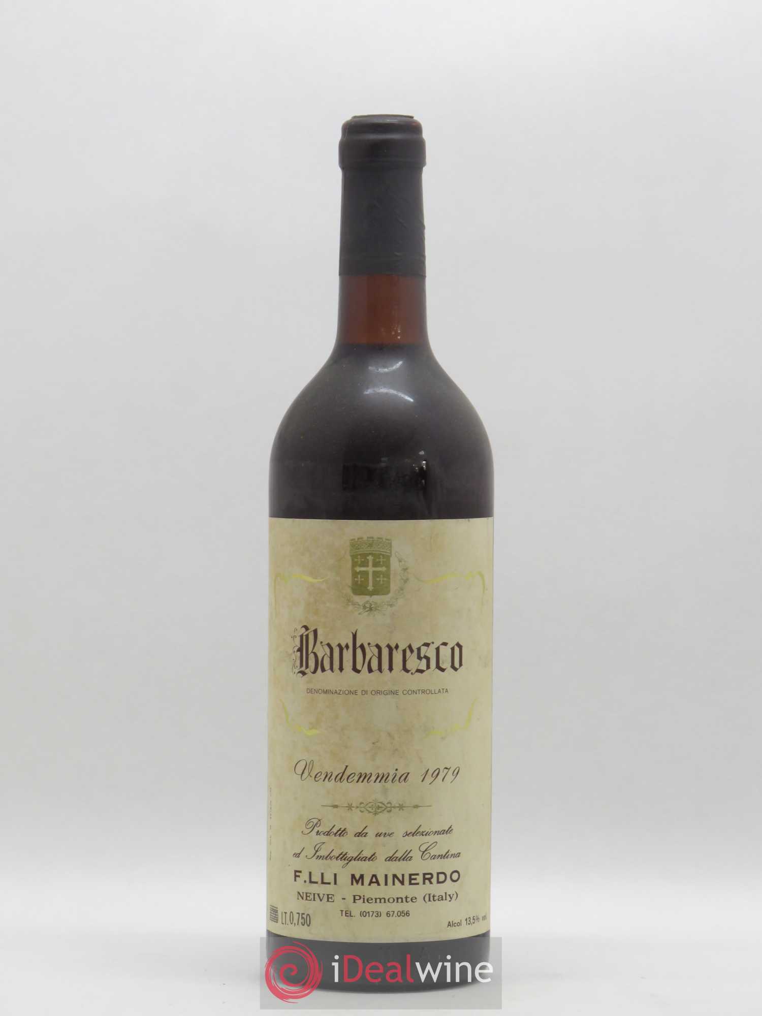 Barbaresco DOCG Mainerdo (sans prix de réserve) 1979 - Posten von 1 Flasche - 0