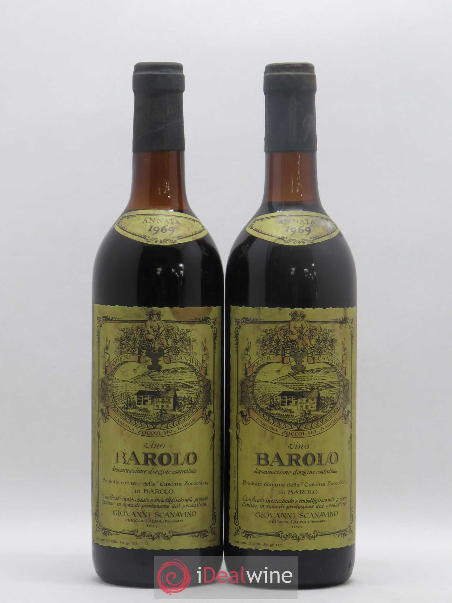 Barolo Giovanni Scanavino 1969 - Posten von 2 Flaschen - 0