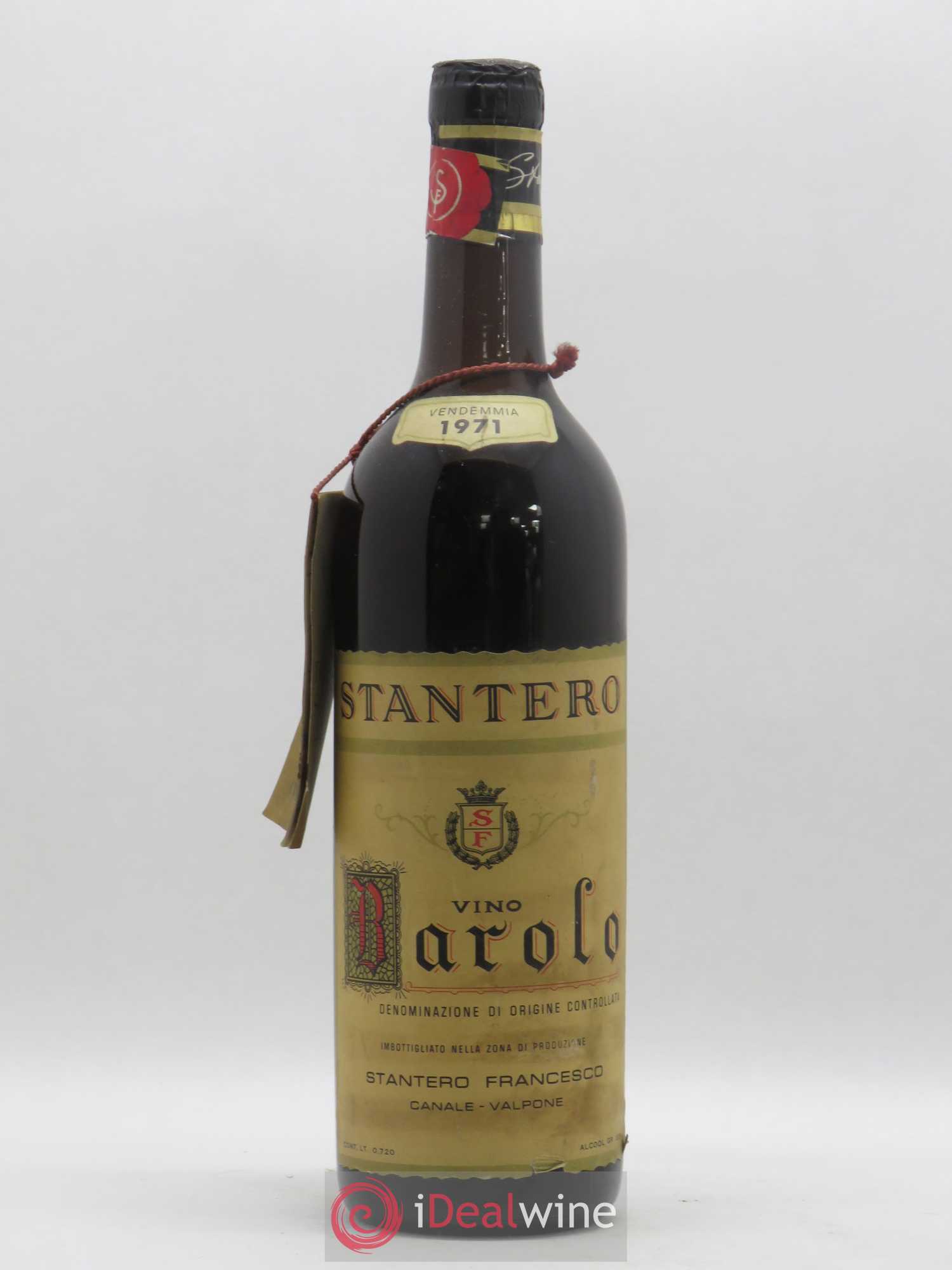Barolo Stantero Francesco (sans prix de réserve) 1971 - Posten von 1 Flasche - 0