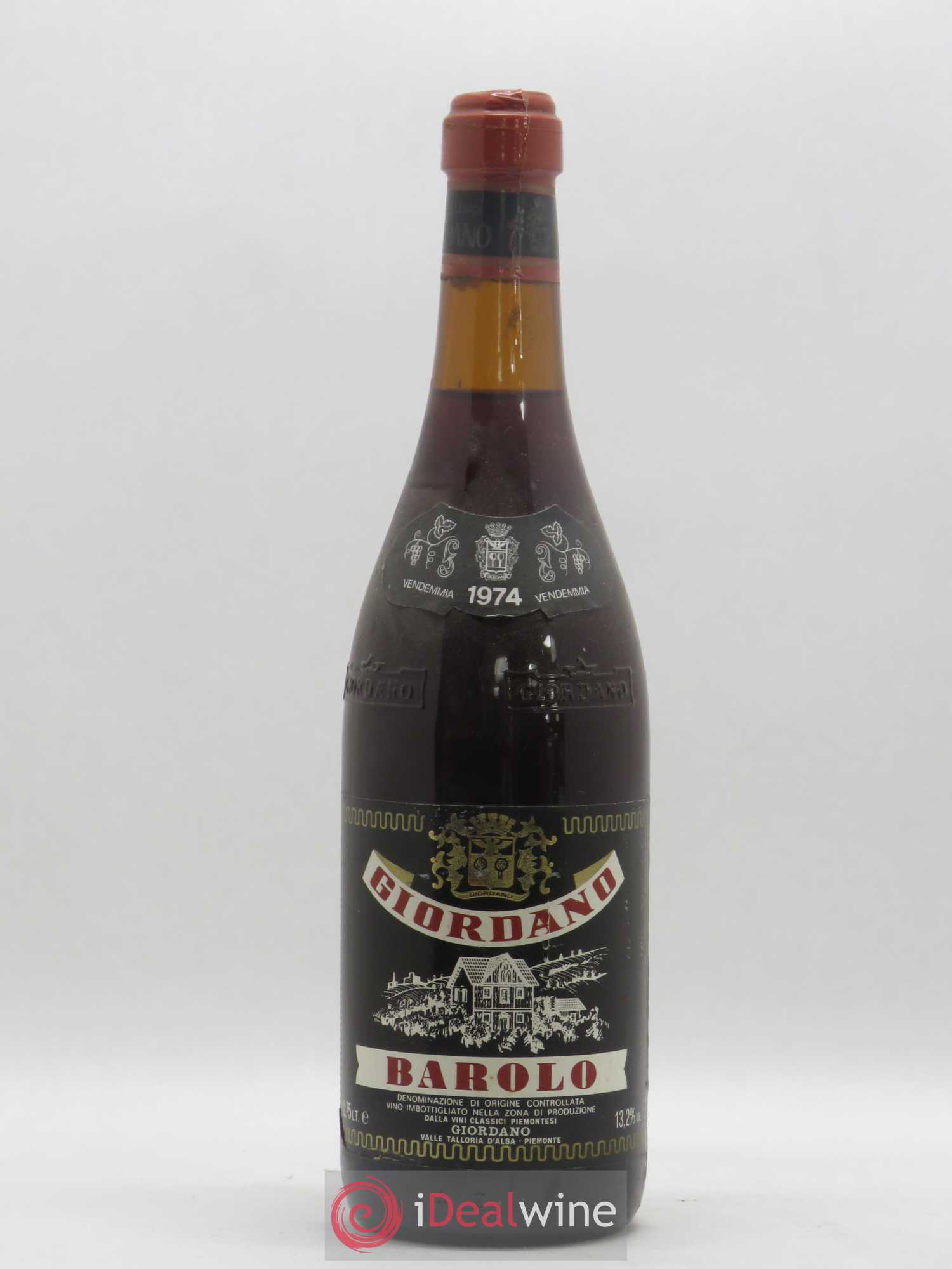 Barolo Giordano (sans prix de réserve) 1974 - Posten von 1 Flasche - 0