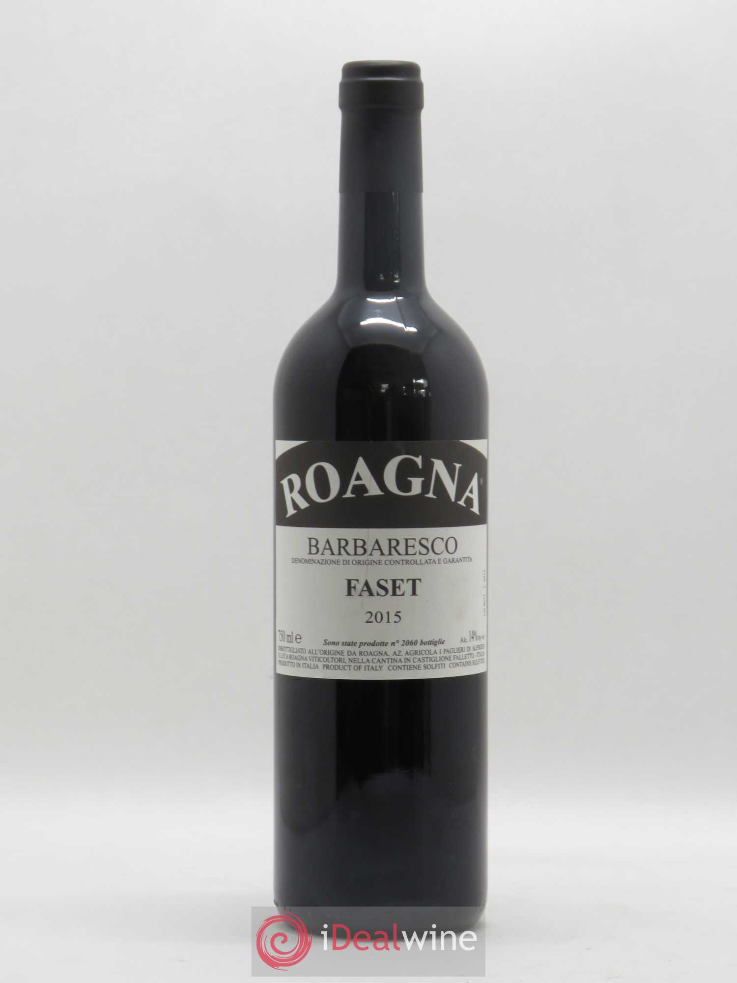 Barbaresco DOCG Faset Roagna 2015 - Lot de 1 bouteille - 0