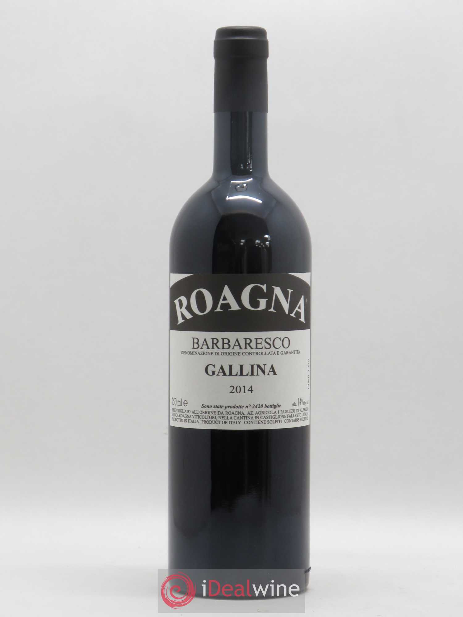 Barbaresco DOCG Gallina Roagna 2014 - Lot de 1 bouteille - 0