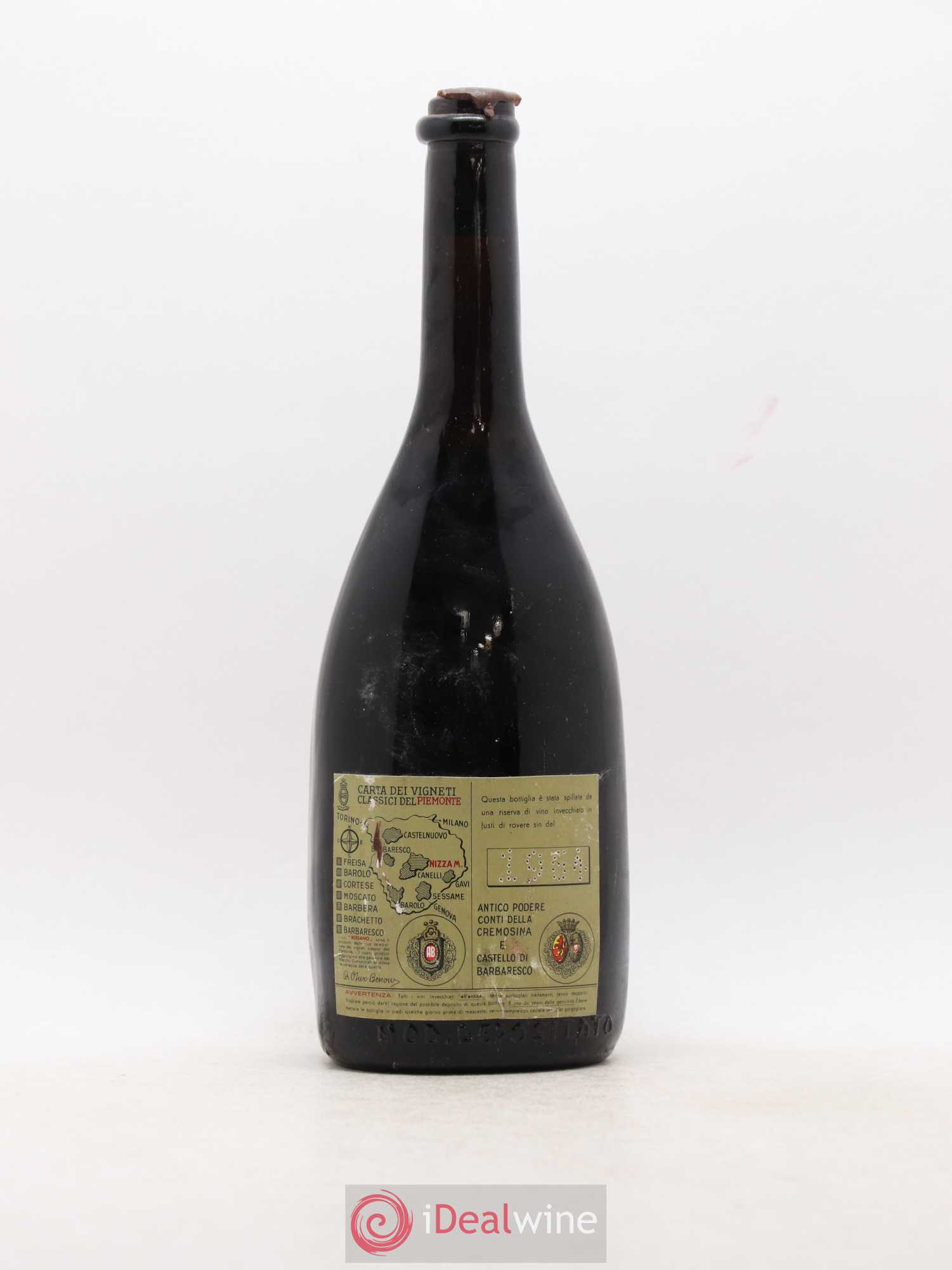 Barbaresco DOCG Conti della Cremosina Bersano 1964 - Posten von 1 Flasche - 1