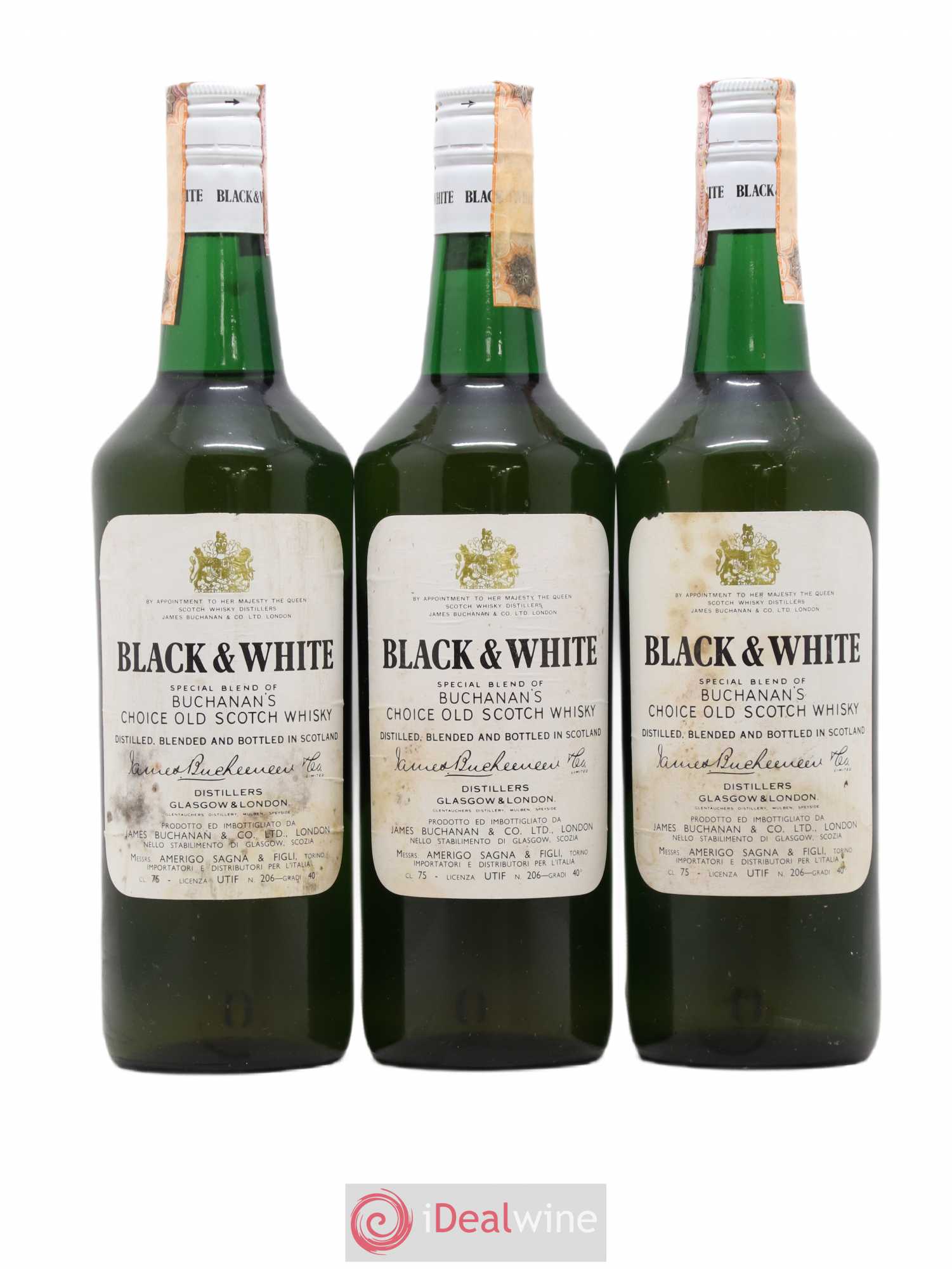 Whisky Buchanan's Choice Old Scotch Black & White - Posten von 3 Flaschen - 0