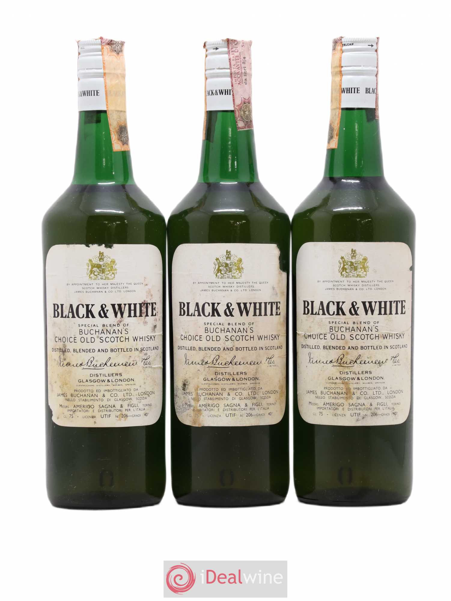 Whisky Buchanan's Choice Old Scotch Black & White - Posten von 3 Flaschen - 0