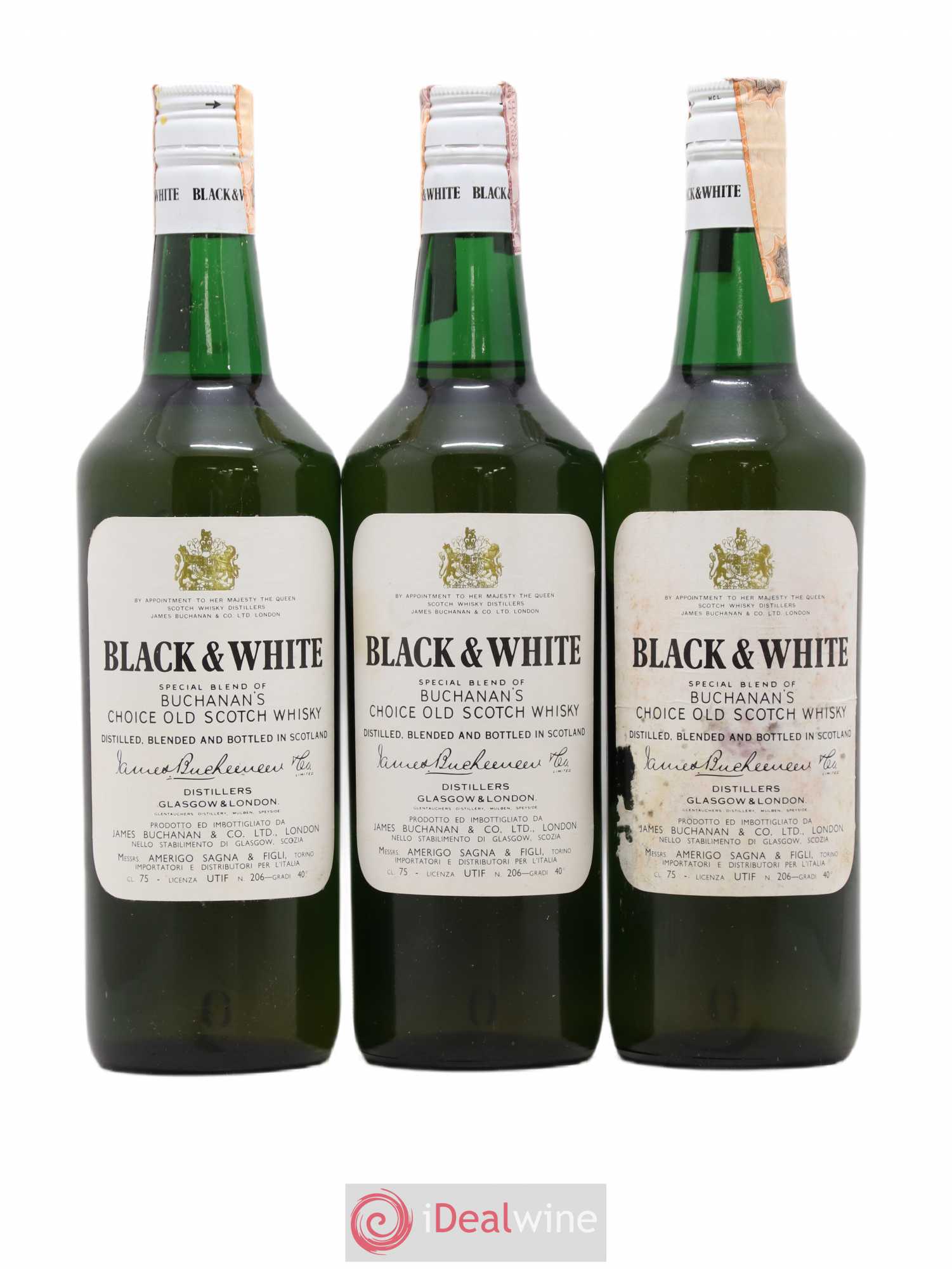 Whisky Buchanan's Choice Old Scotch Black & White - Posten von 3 Flaschen - 0