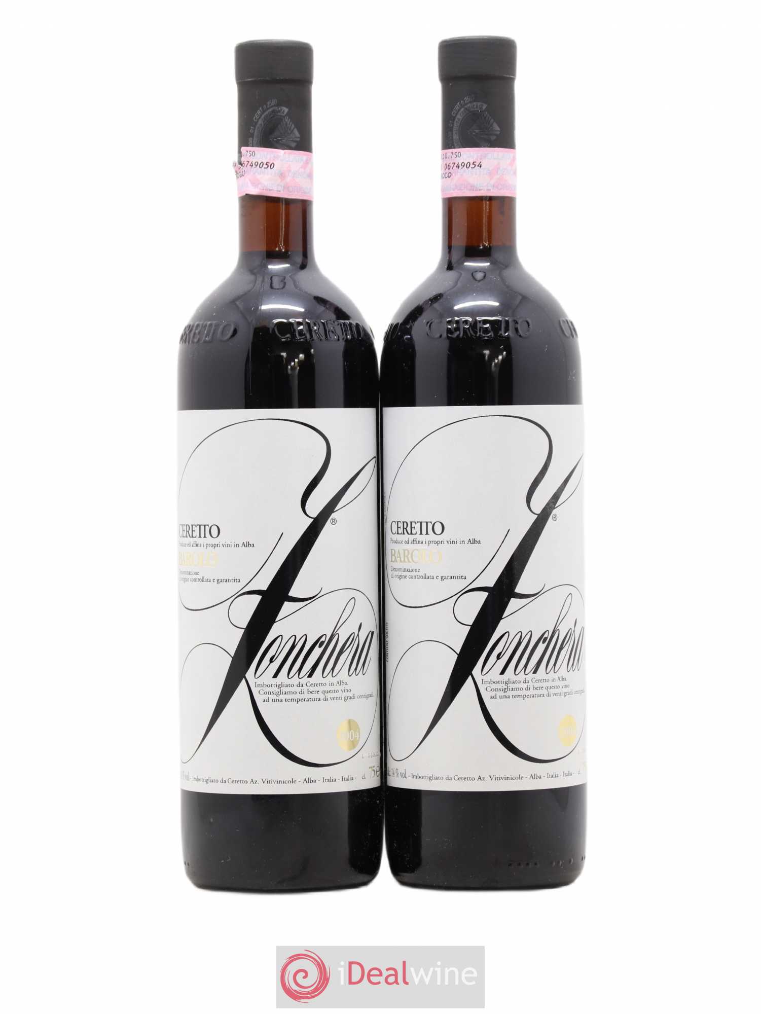 Barolo Zonchera Ceretto 2004 - Posten von 2 Flaschen - 0