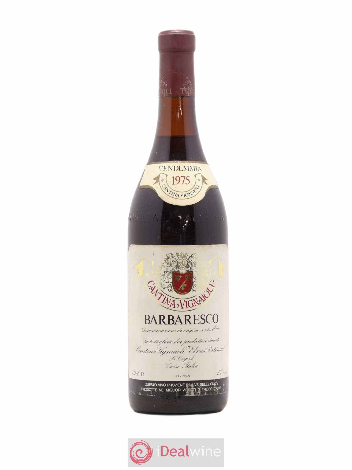 Barbaresco DOCG Cantina del Vignaioli 1975 - Posten von 1 Flasche - 0
