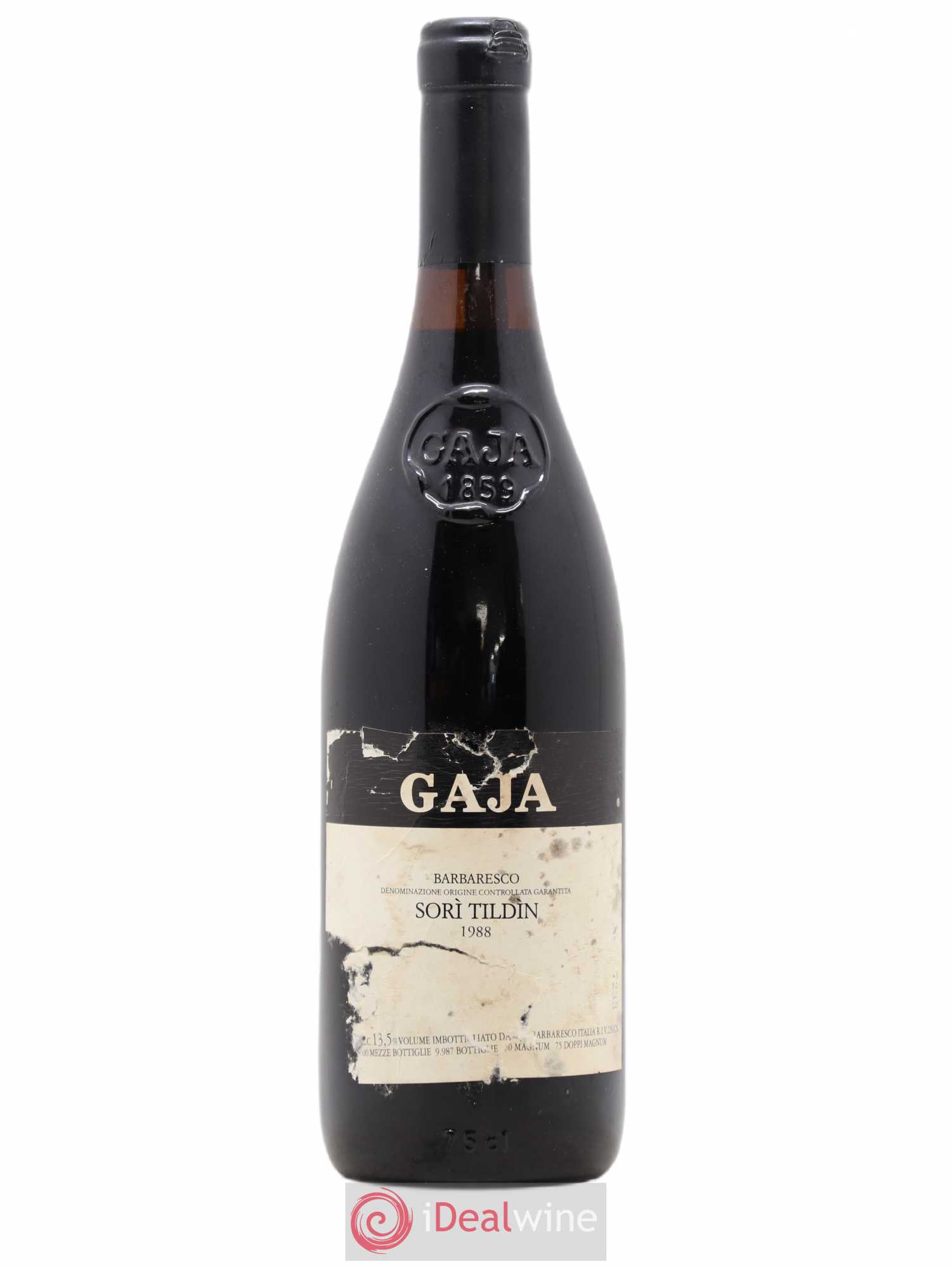 Barbaresco DOCG Sori Tildin Gaja 1988 - Posten von 1 Flasche - 0