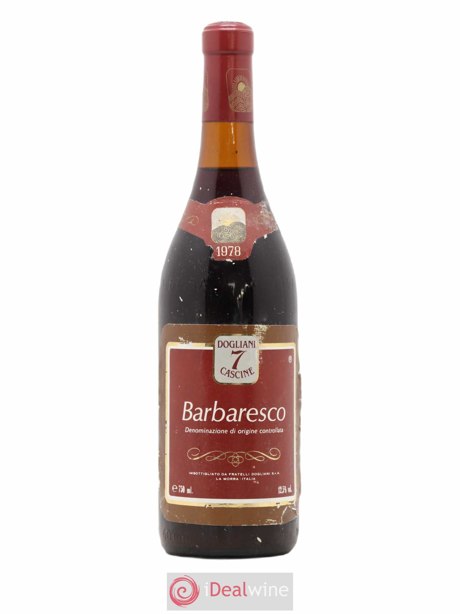 Barbaresco DOCG Dogliani 7 Cascine 1978 - Lot de 1 bouteille - 0