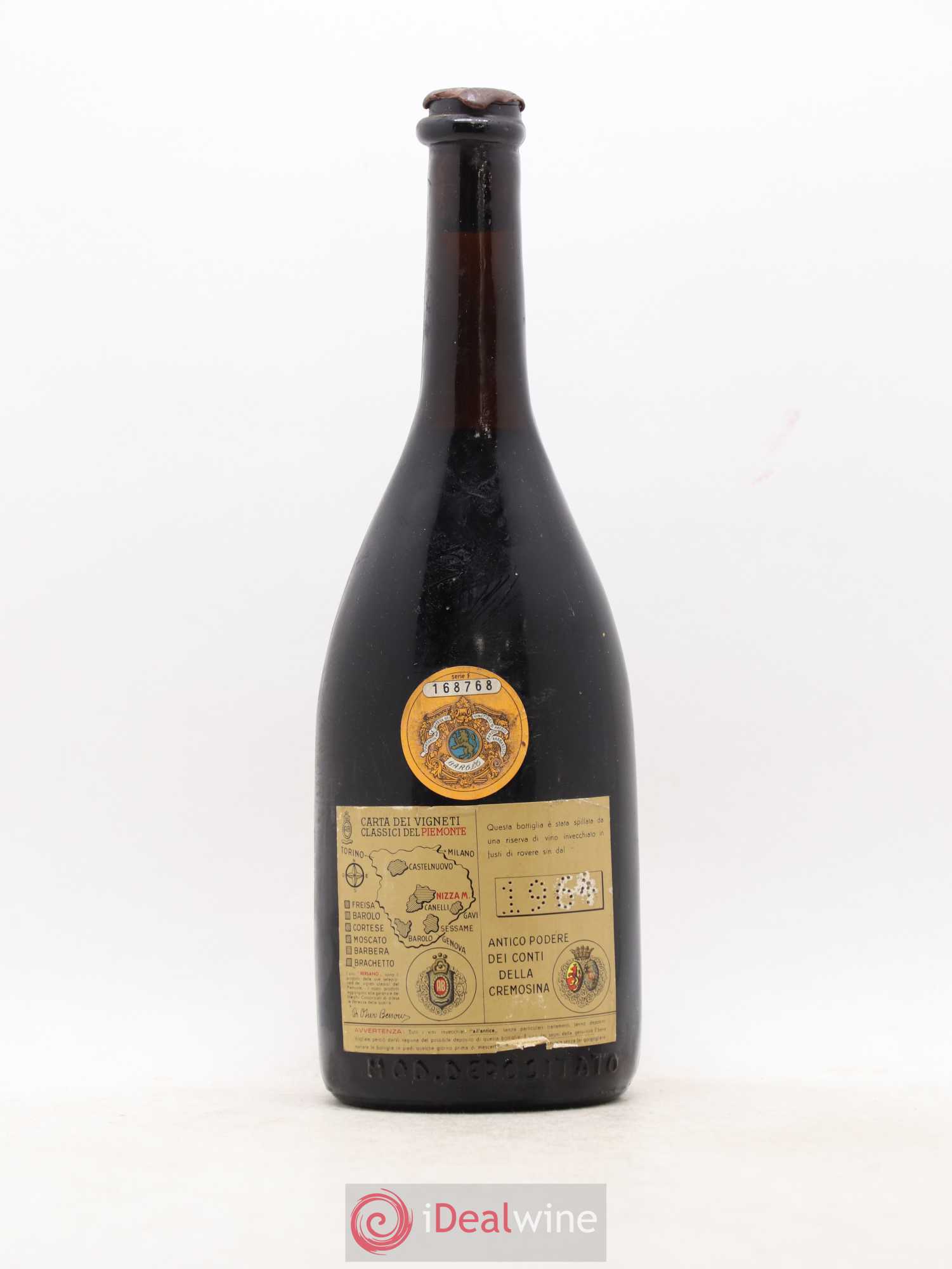 Barolo Conti della Cremosina Barolo Vecchio 1964 - Posten von 1 Flasche - 1