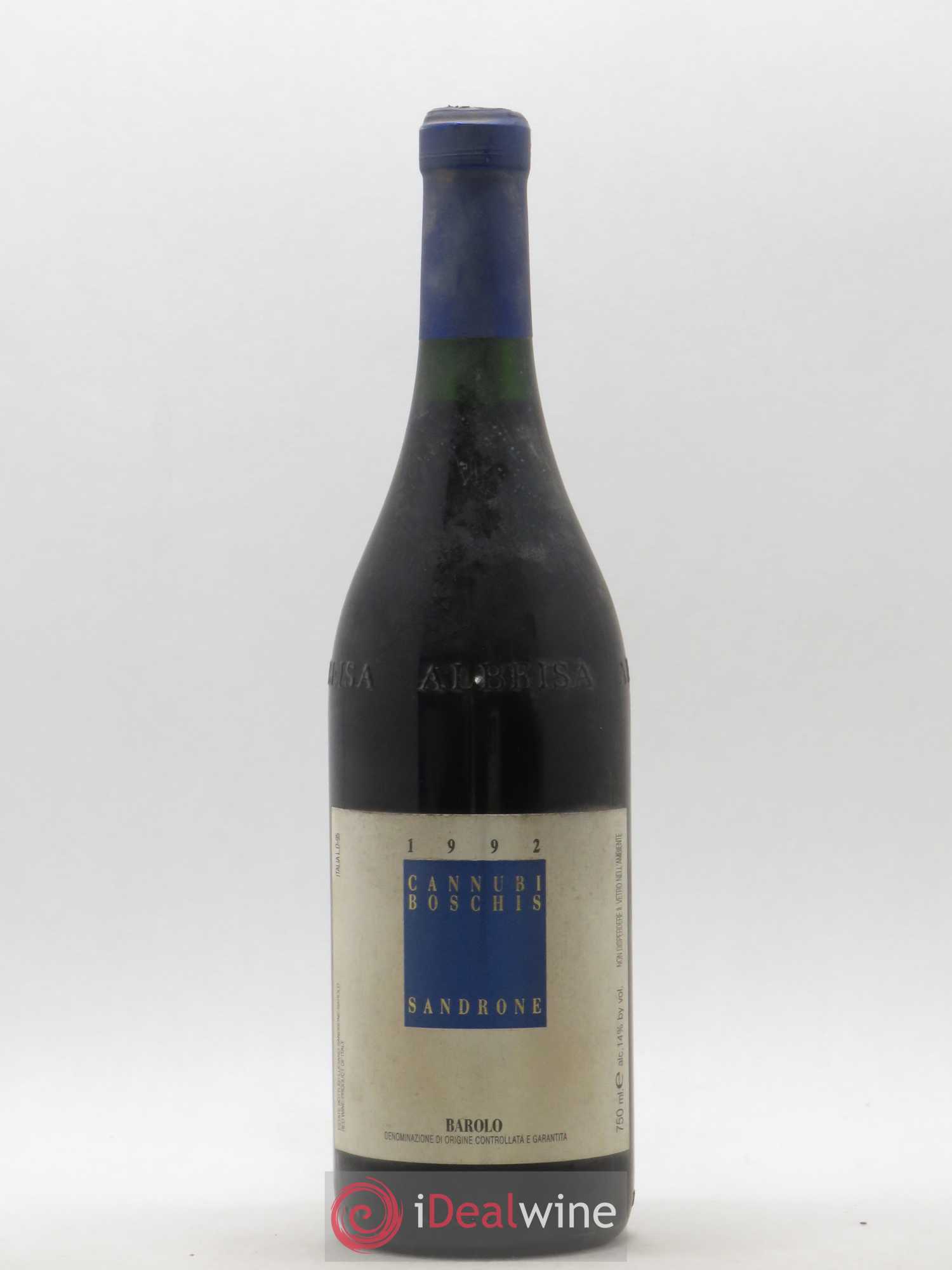 Barolo DOCG Aleste (anciennement Cannubi Boschis) Luciano Sandrone 1992 - Lot de 1 bouteille - 0