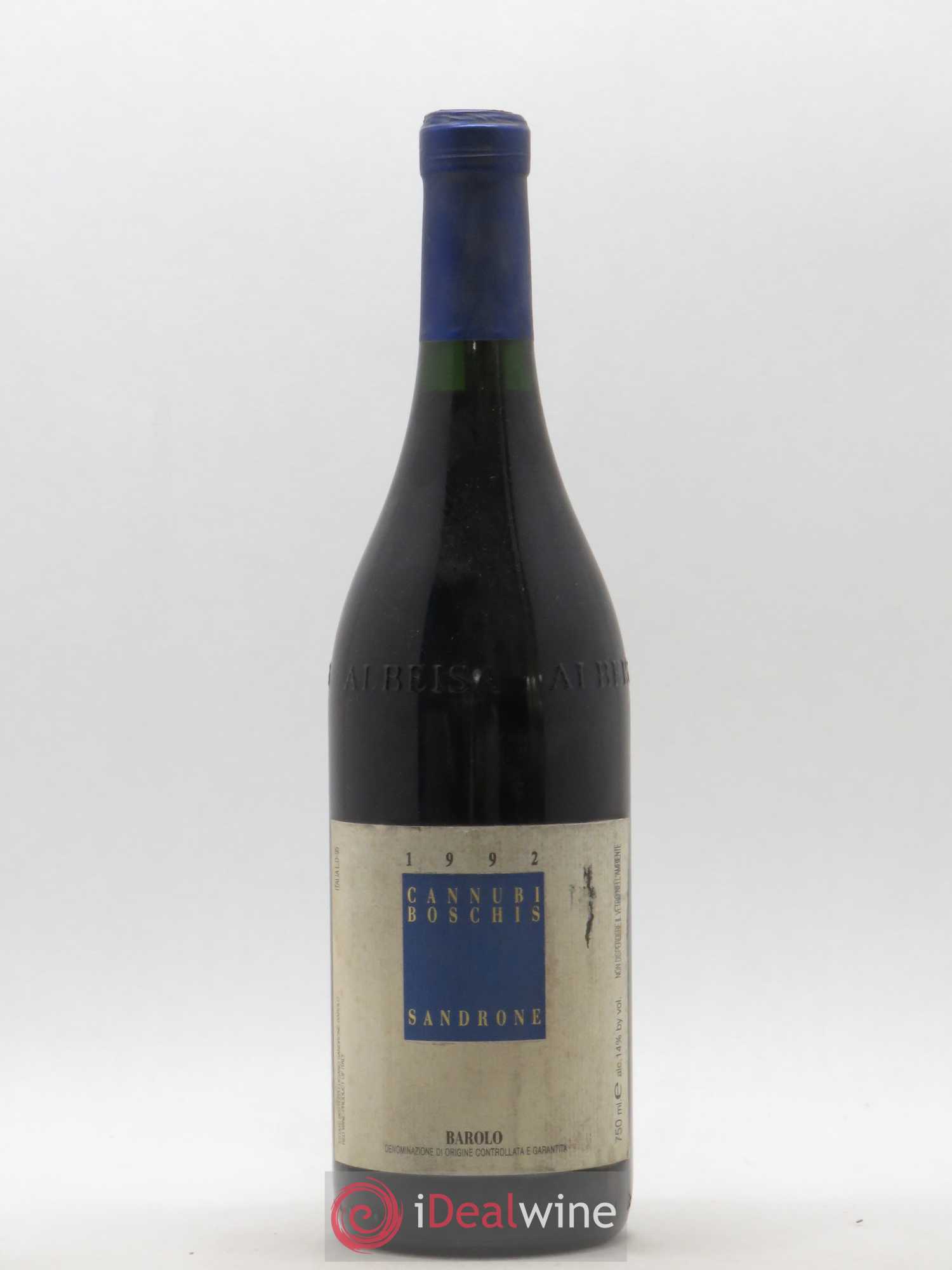 Barolo DOCG Aleste (anciennement Cannubi Boschis) Luciano Sandrone 1992 - Lot de 1 bouteille - 0