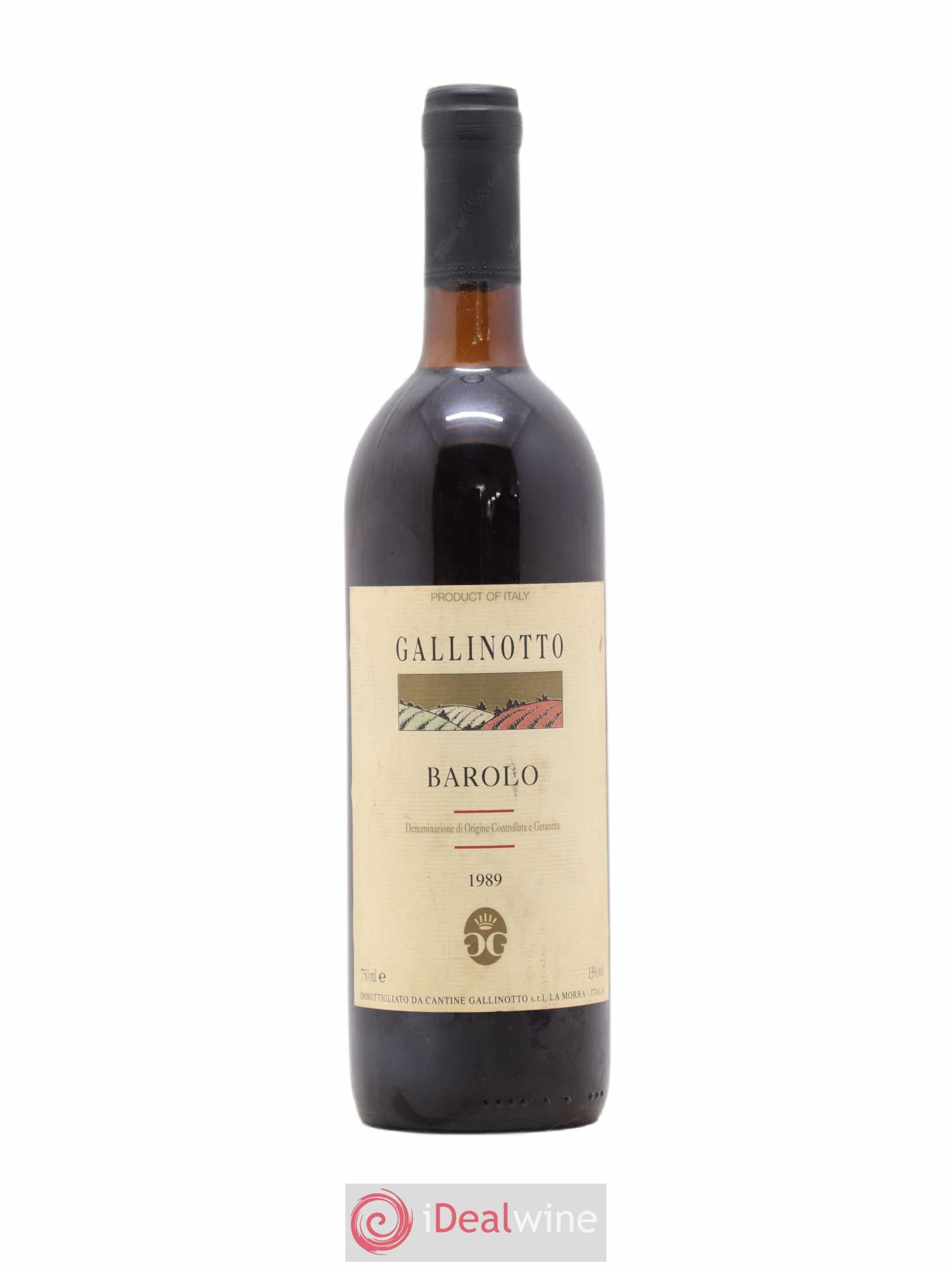 Barolo Gallinotto 1989 - Lot de 1 bouteille - 0