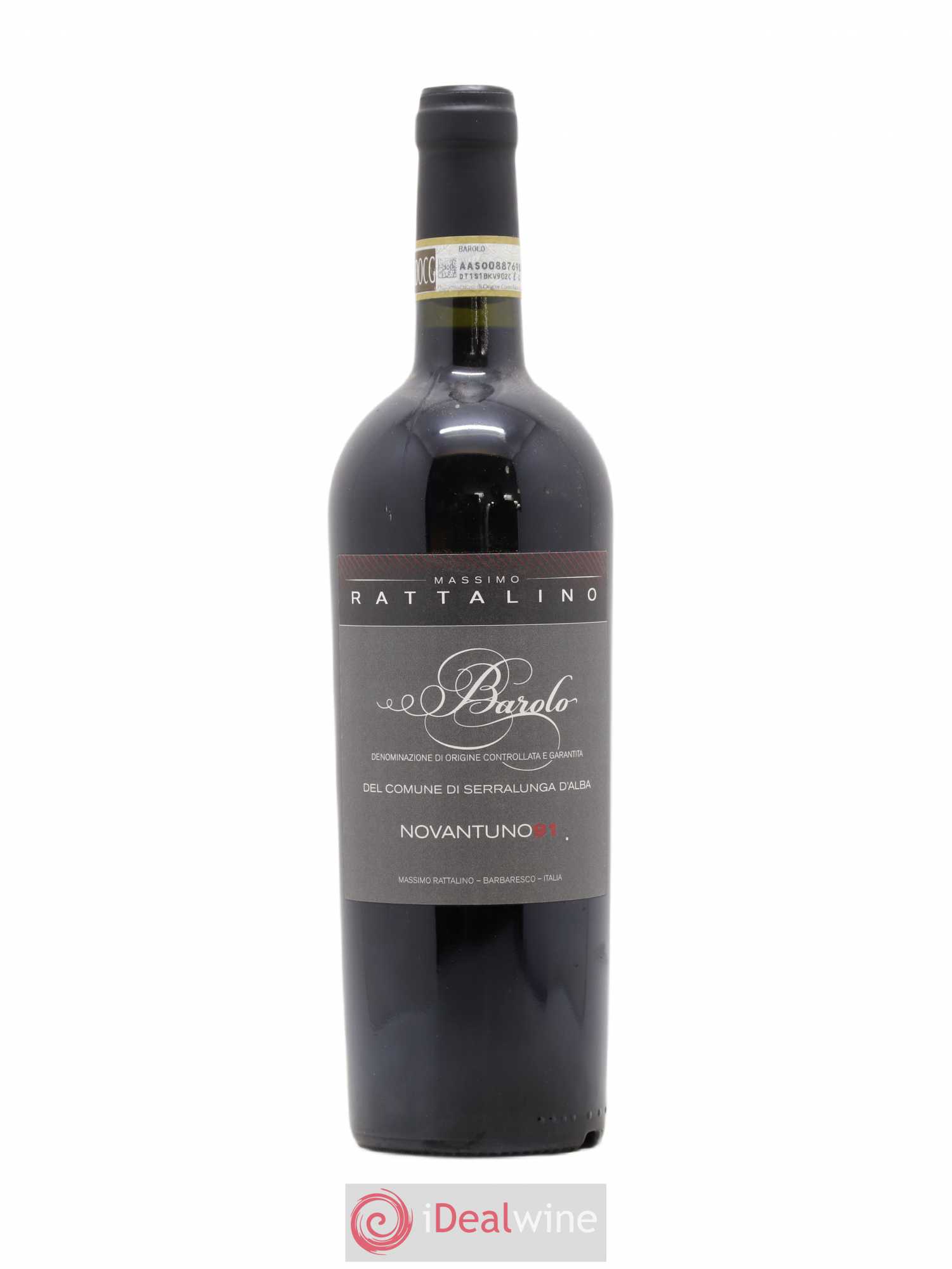 Barolo Novantuno 91 Massimo Rattalino 2013 - Lot de 1 bouteille - 0