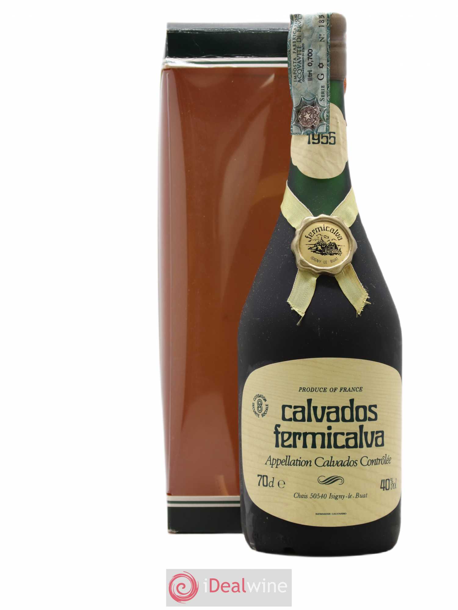 Calvados Fermicalva 1955 - Posten von 1 Flasche - 0