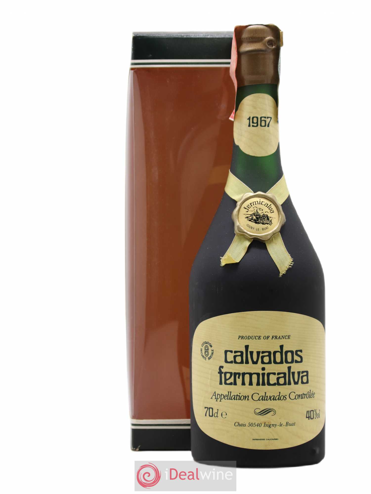 Calvados Fermicalva 1967 - Posten von 1 Flasche - 0