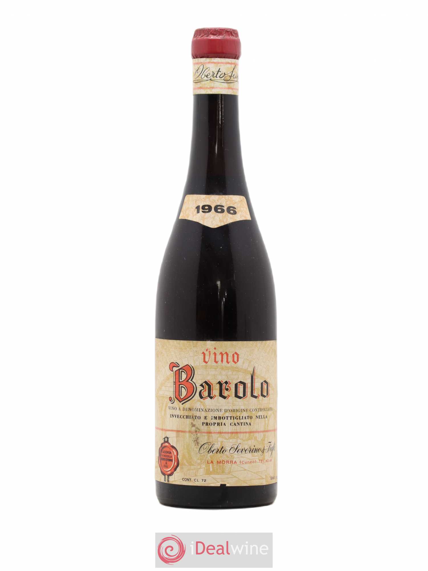 Barolo Oberto Severino 1966 - Lot de 1 bouteille - 0