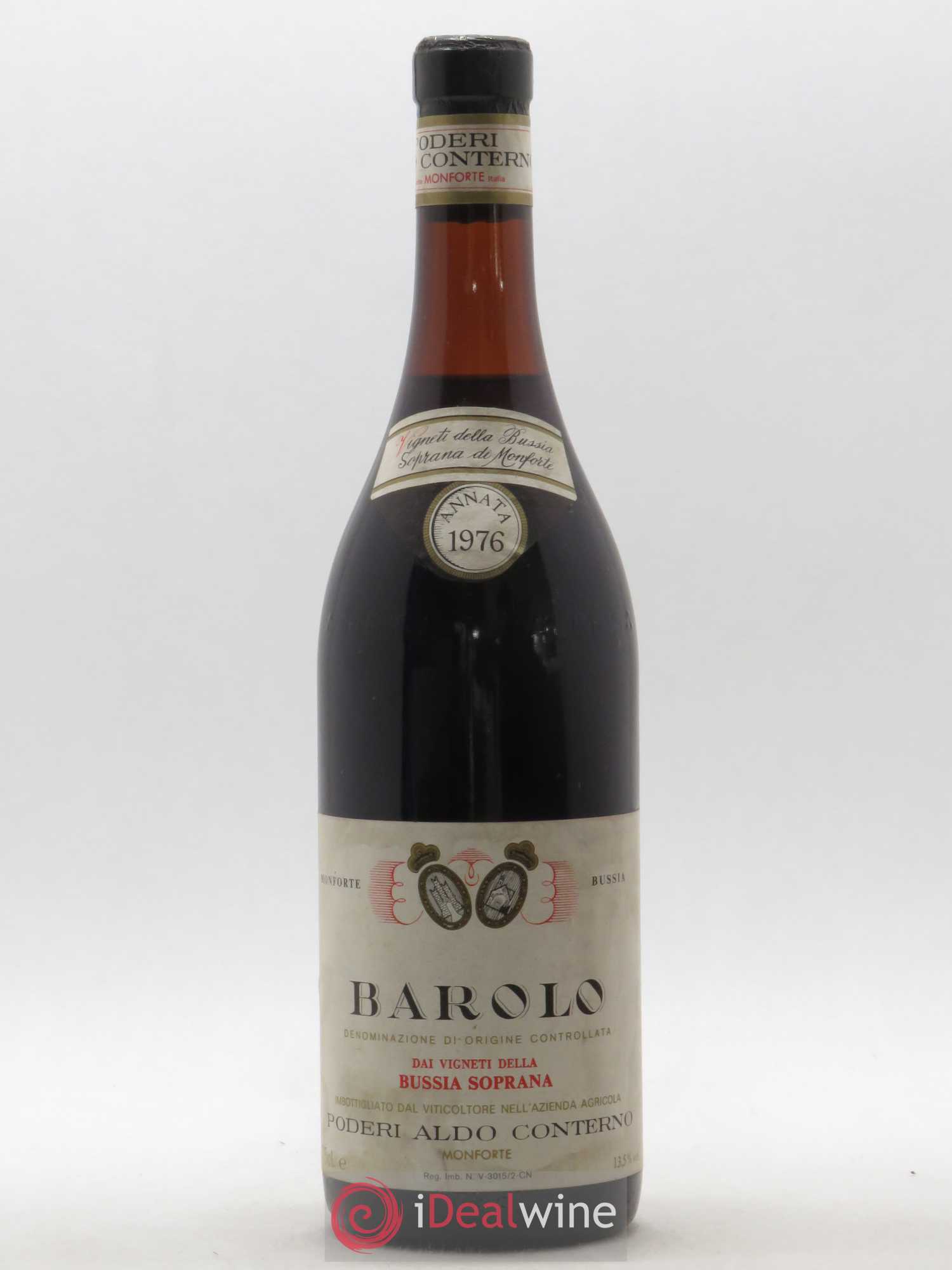 Barolo Vigneti della Bussa Soprana Aldo Conterno 1976 - Posten von 1 Flasche - 0